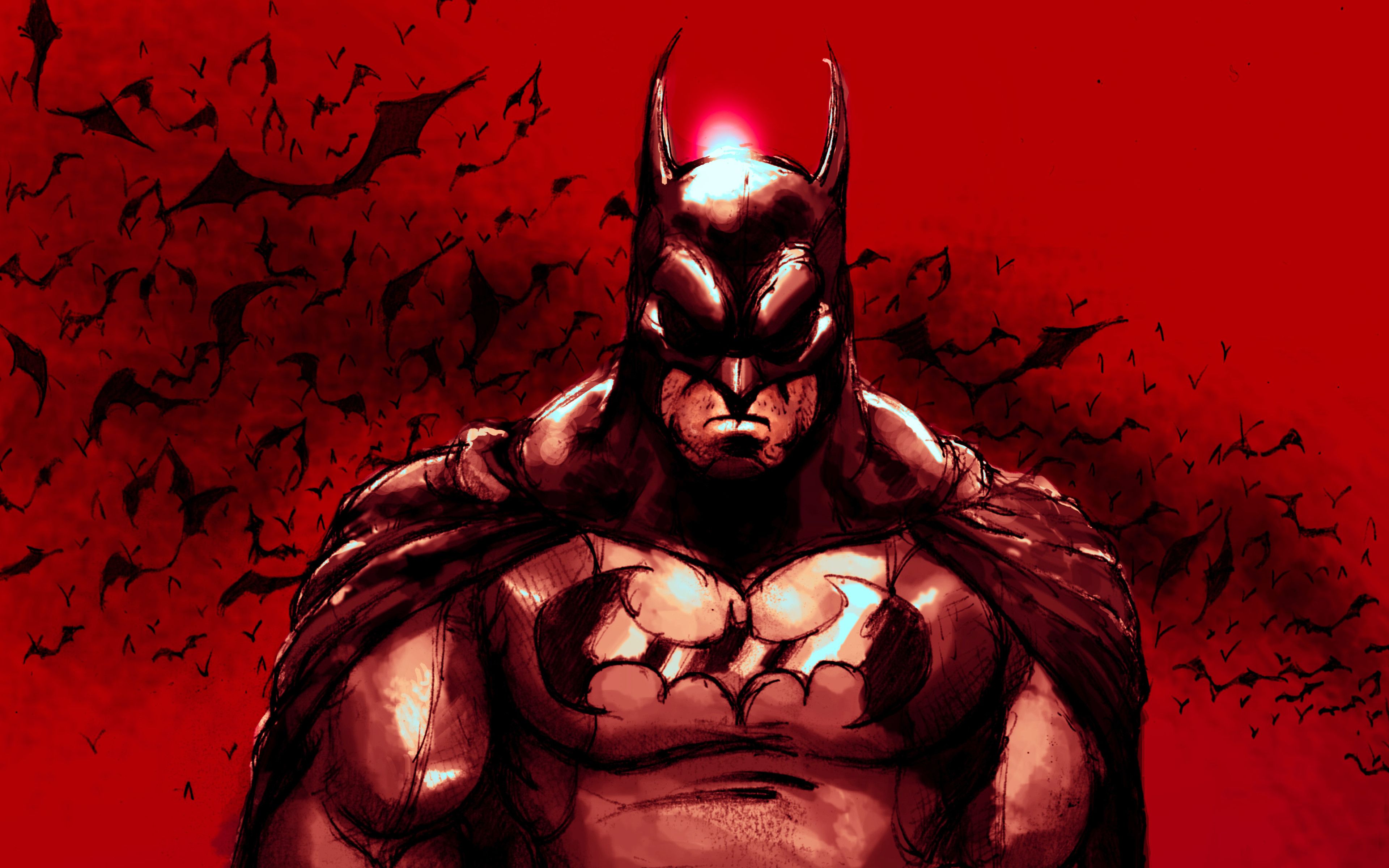 Batman Red Hand Wallpapers