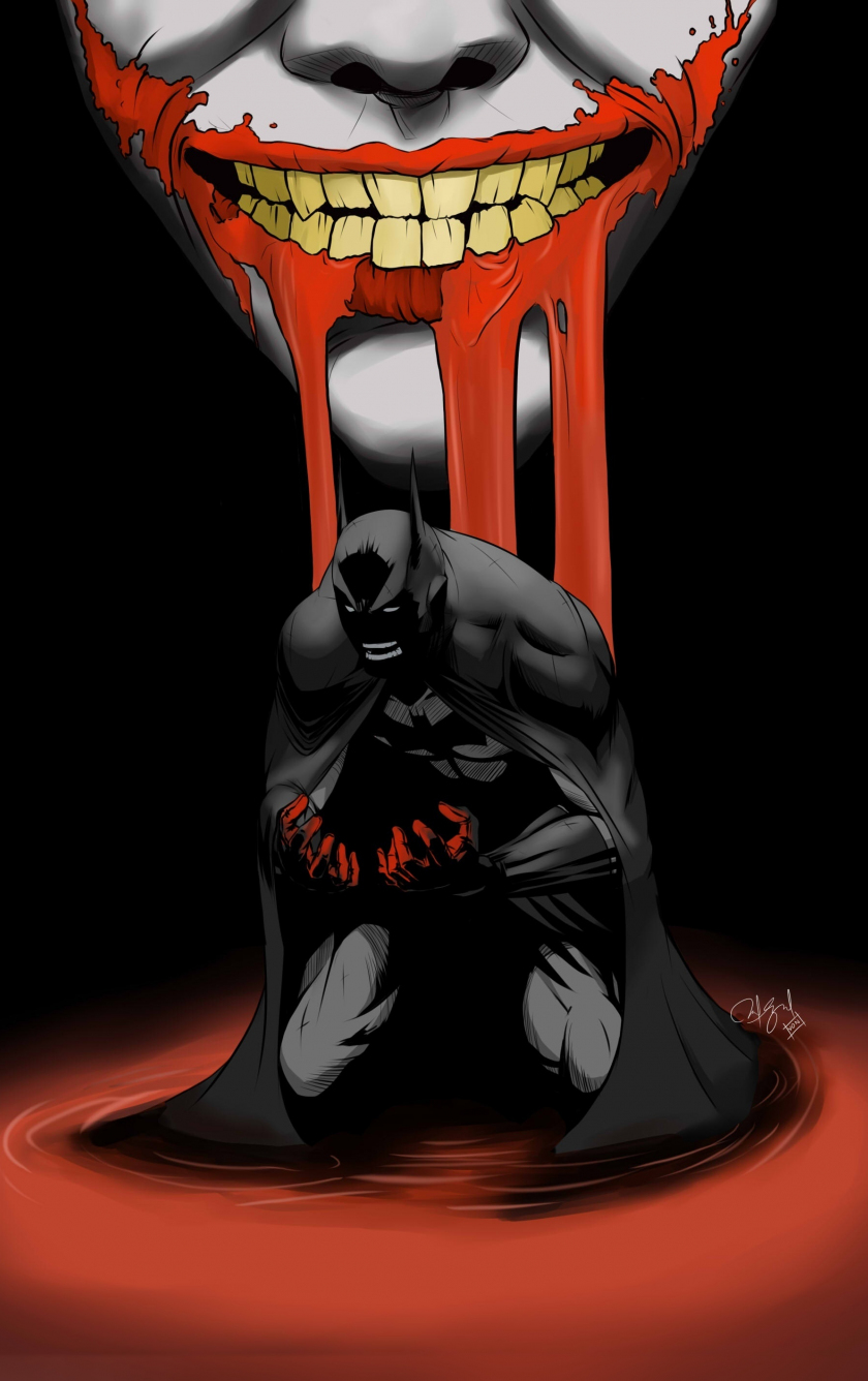 Batman Red Hand Wallpapers