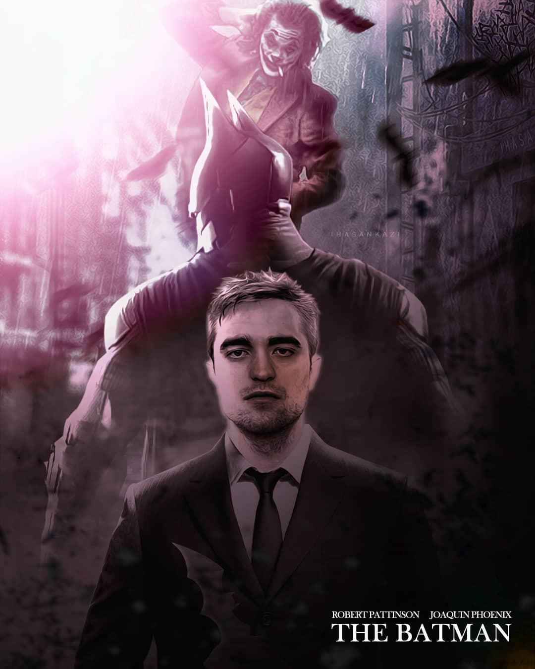 Batman Robert Pattinson &Amp; Joker Joaquin Phoenix Wallpapers