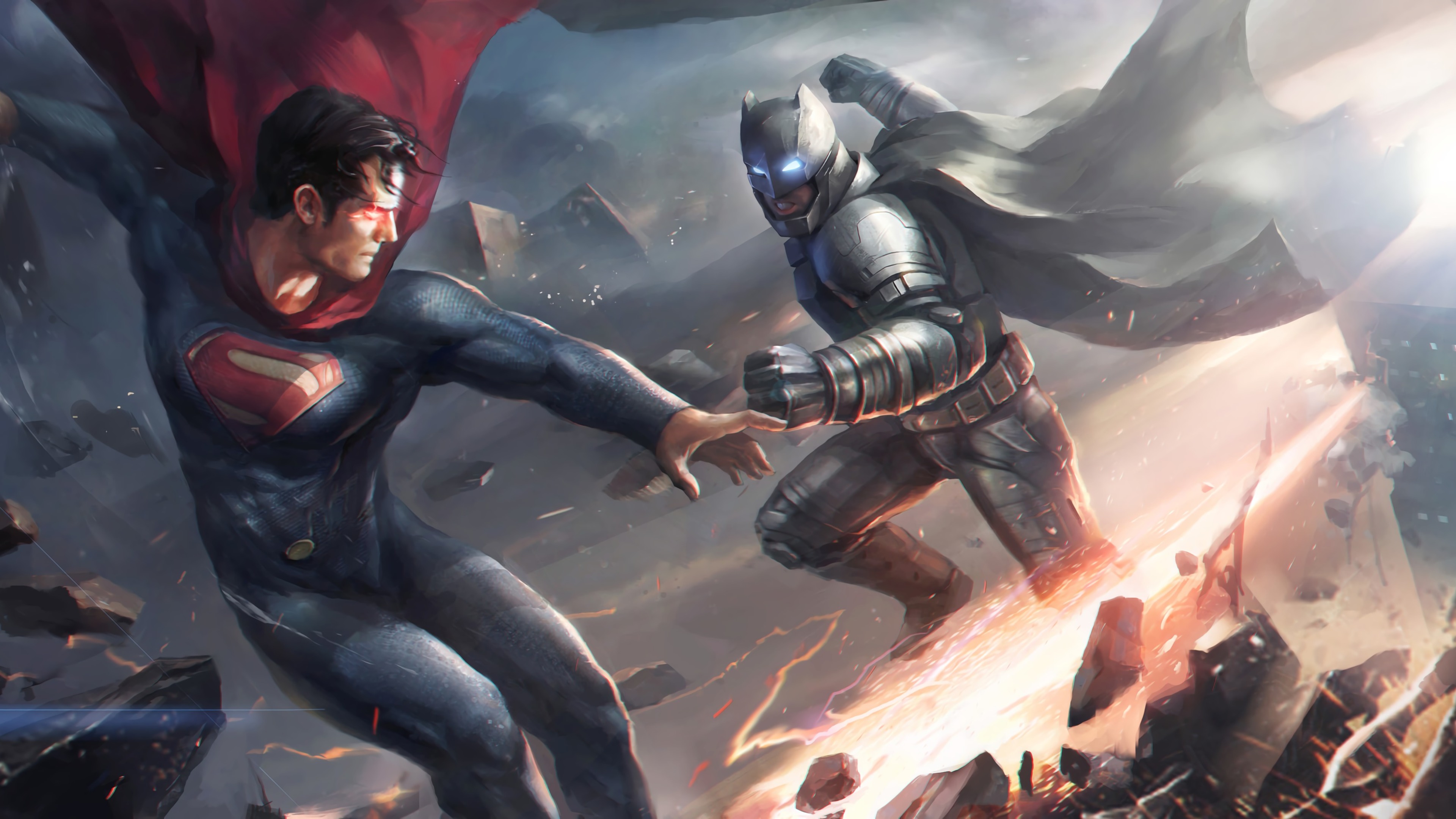 Batman V Superman: Dawn Of Justice Art Wallpapers