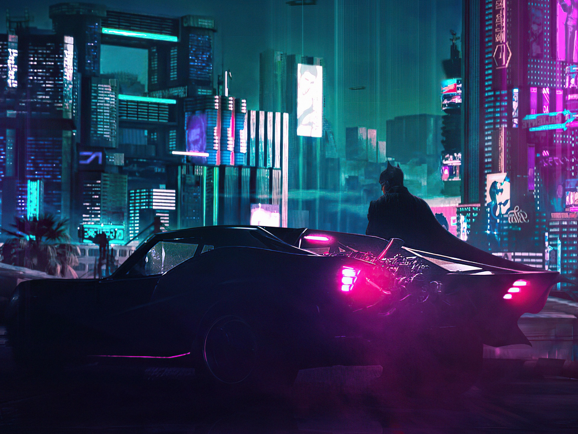 Batman X Cyberpunk Wallpapers