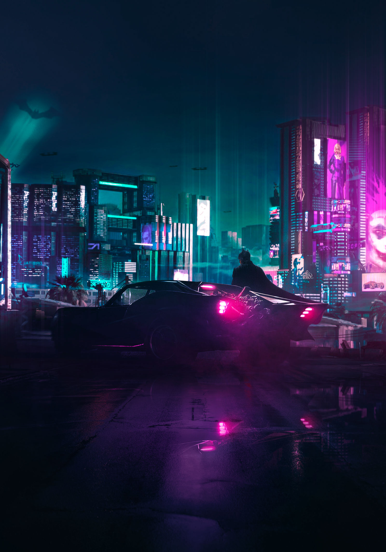 Batman X Cyberpunk Wallpapers