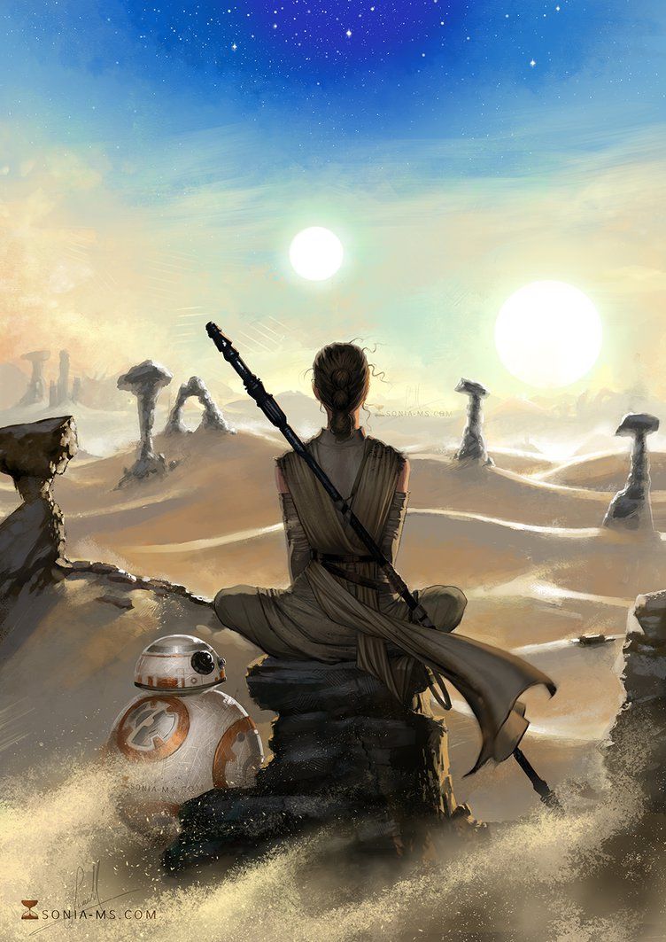 Bb8 And Rey Star Wars Artwork Wallpapers