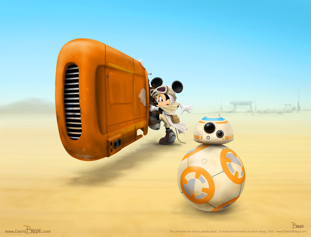 Bb8 And Rey Star Wars Artwork Wallpapers