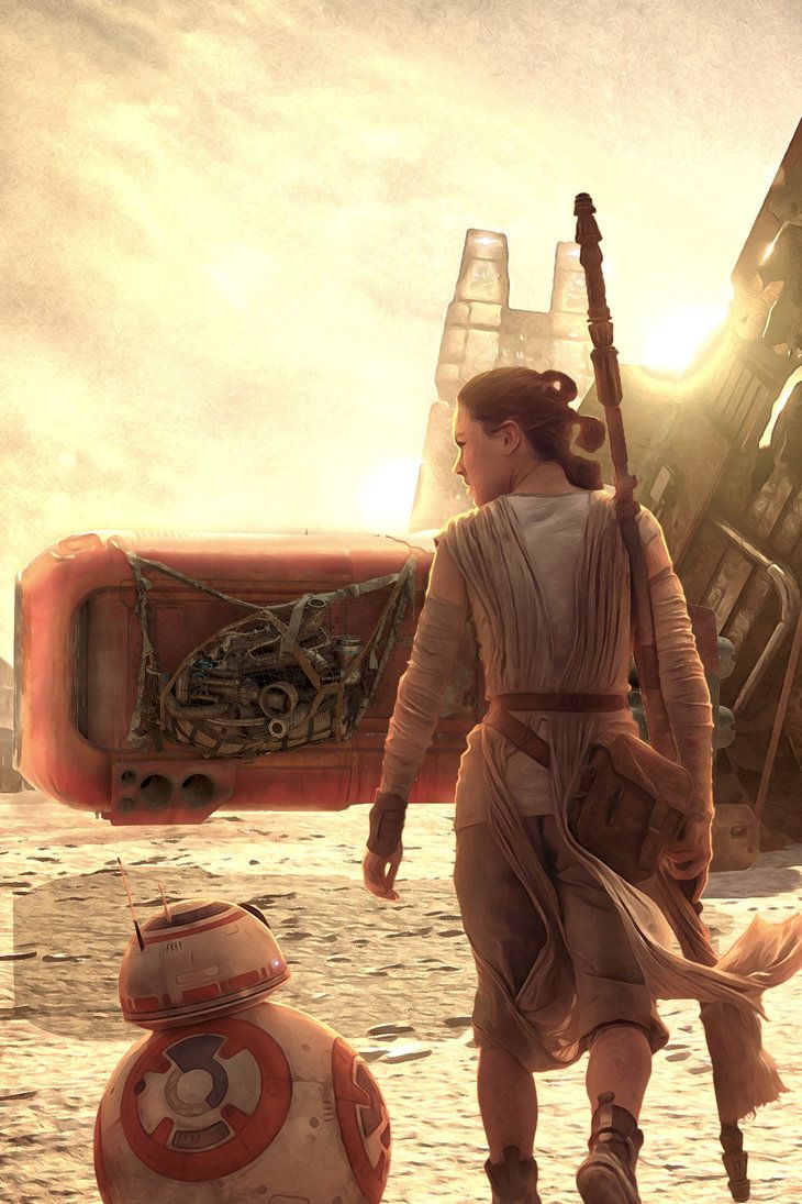 Bb8 And Rey Star Wars Artwork Wallpapers