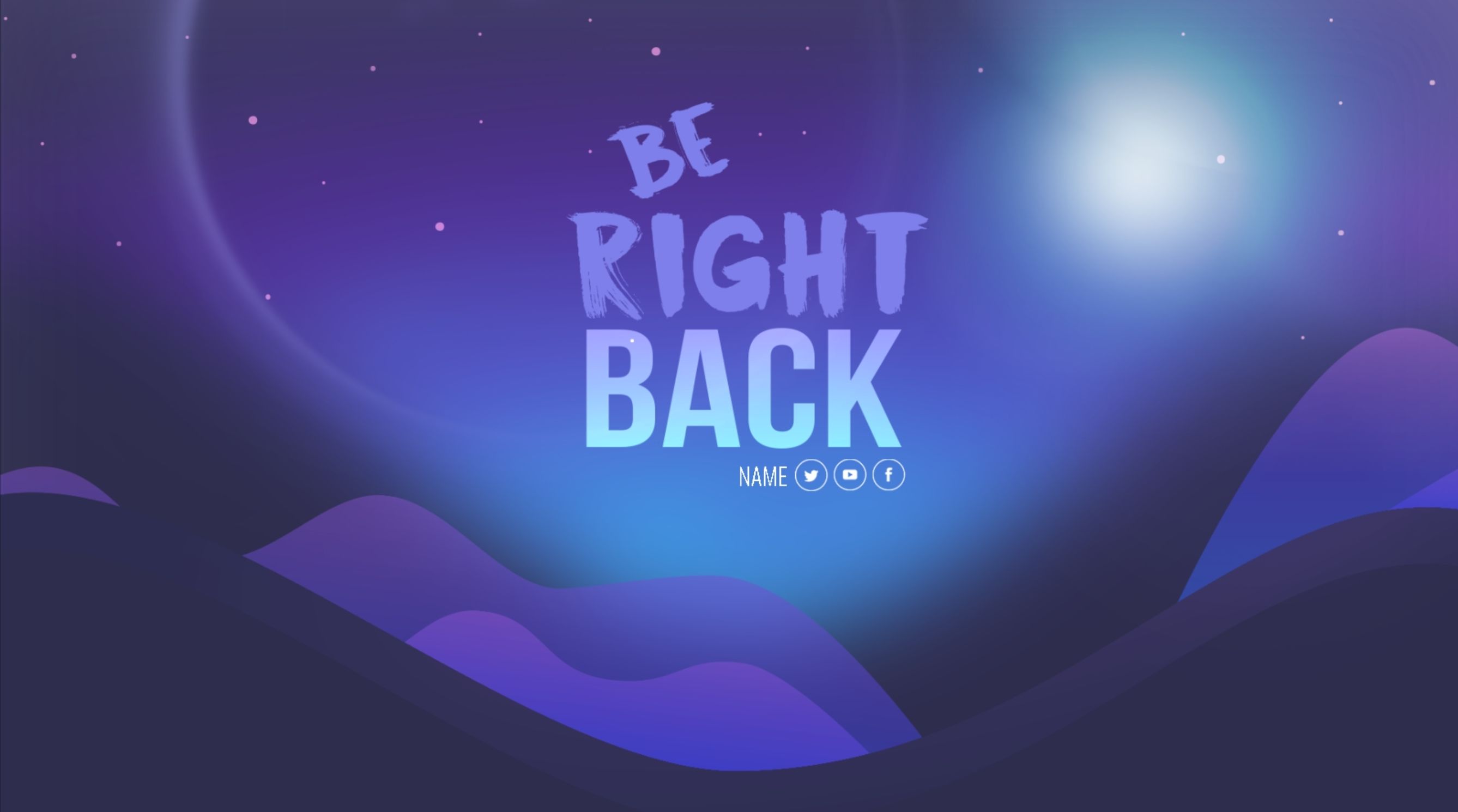 Be Right Back Image Wallpapers