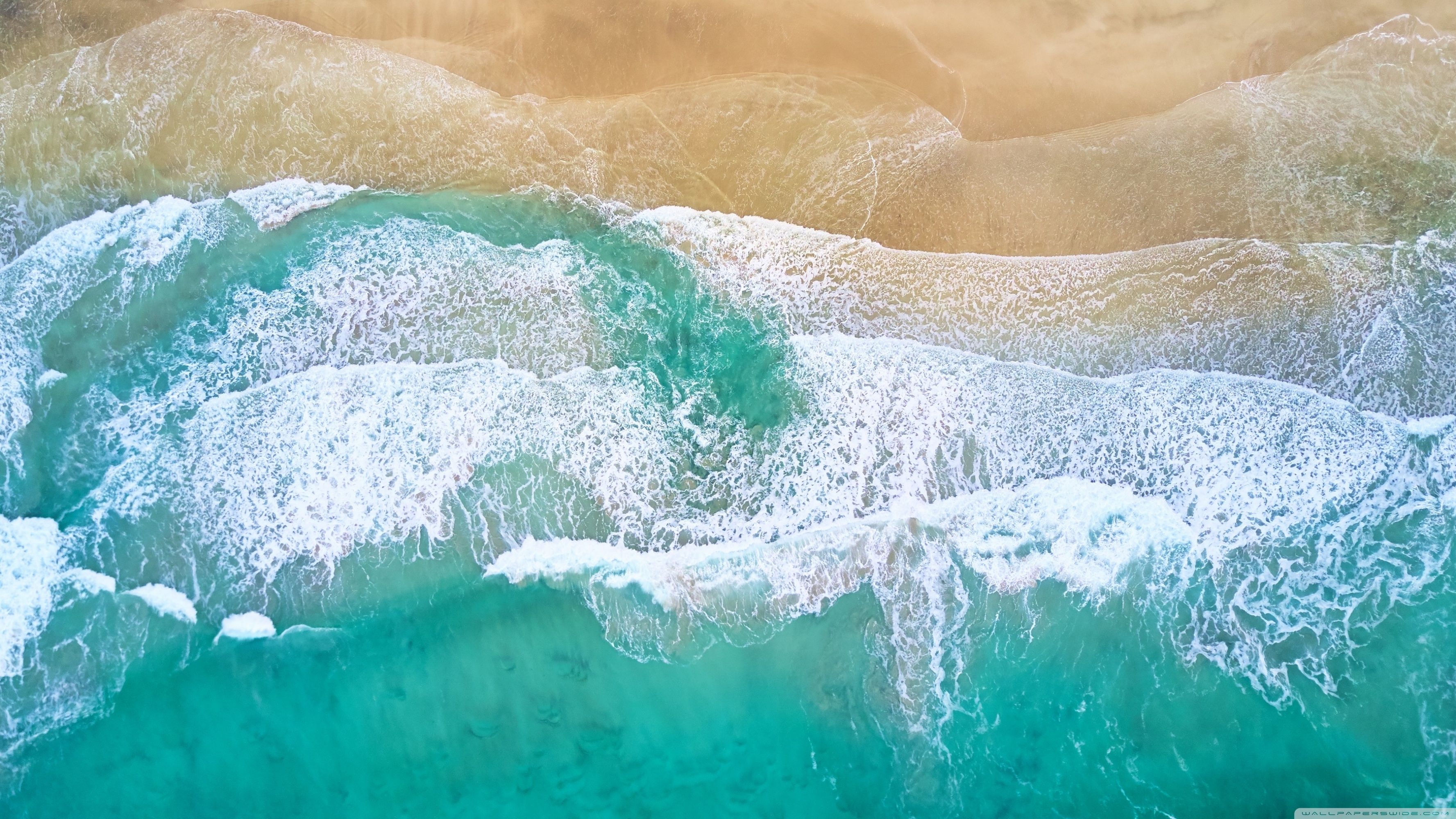 Beach 4K Aerial Photography Wallpapers