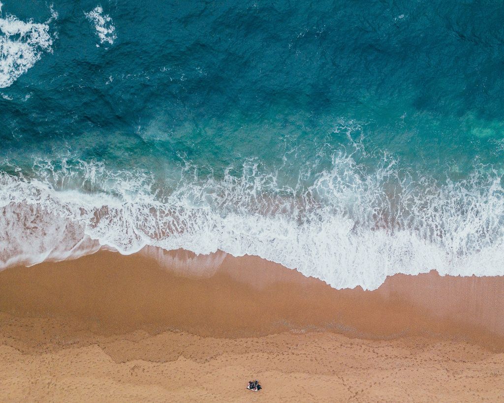 Beach 4K Aerial Photography Wallpapers