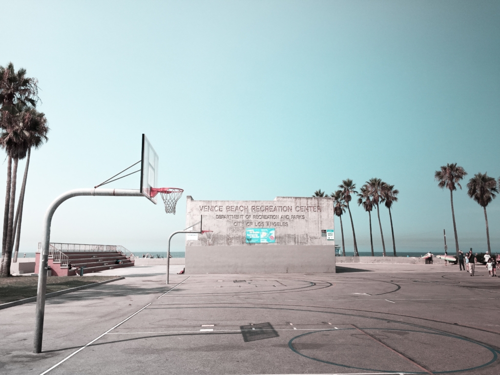 Beach Basketball Court Wallpapers