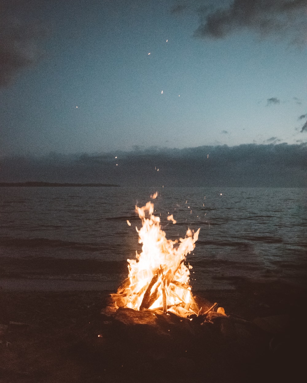 Beach Bonfire Wallpapers