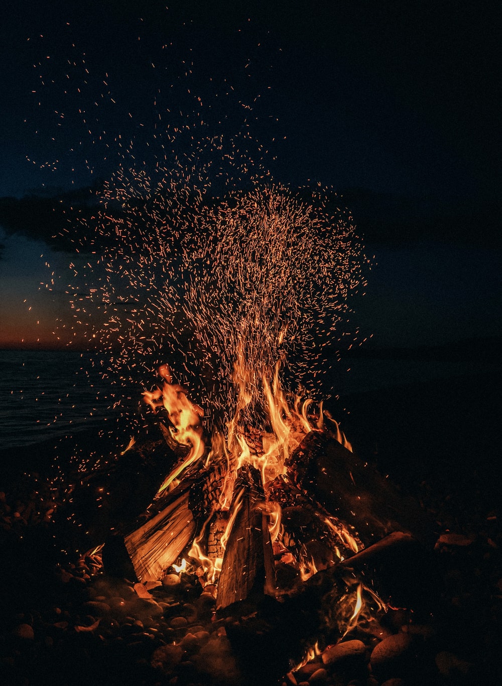 Beach Bonfire Wallpapers