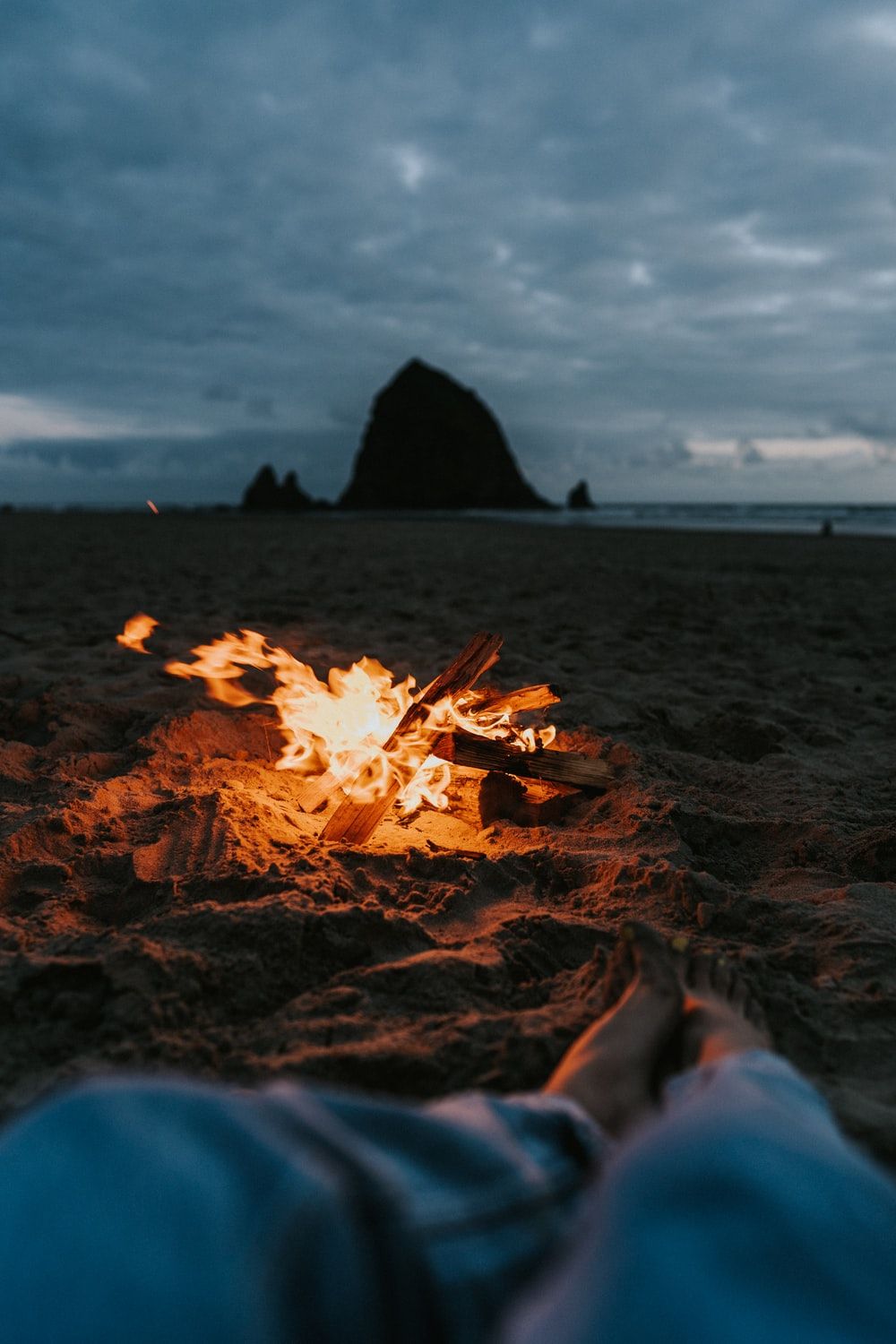 Beach Bonfire Wallpapers