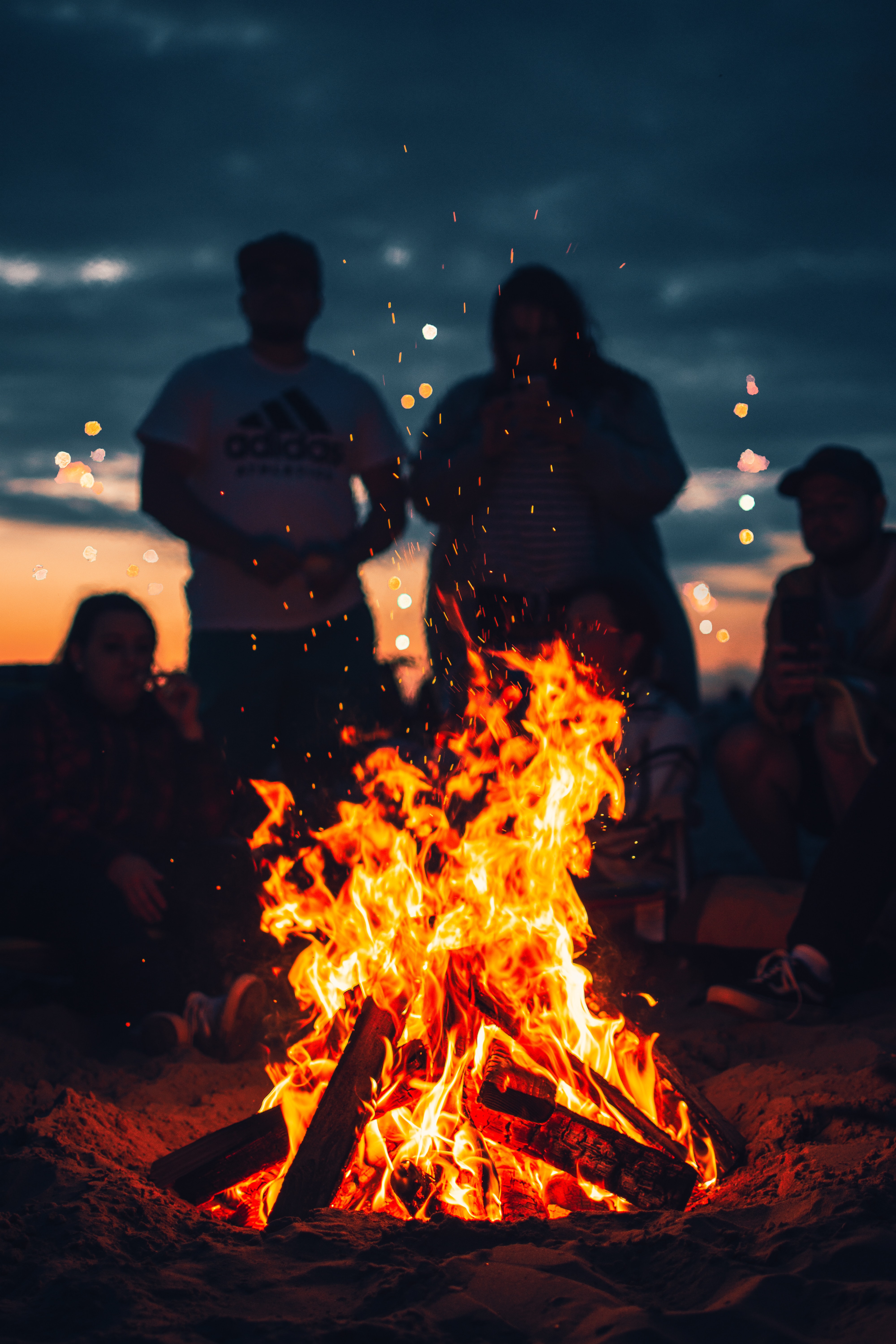 Beach Bonfire Wallpapers