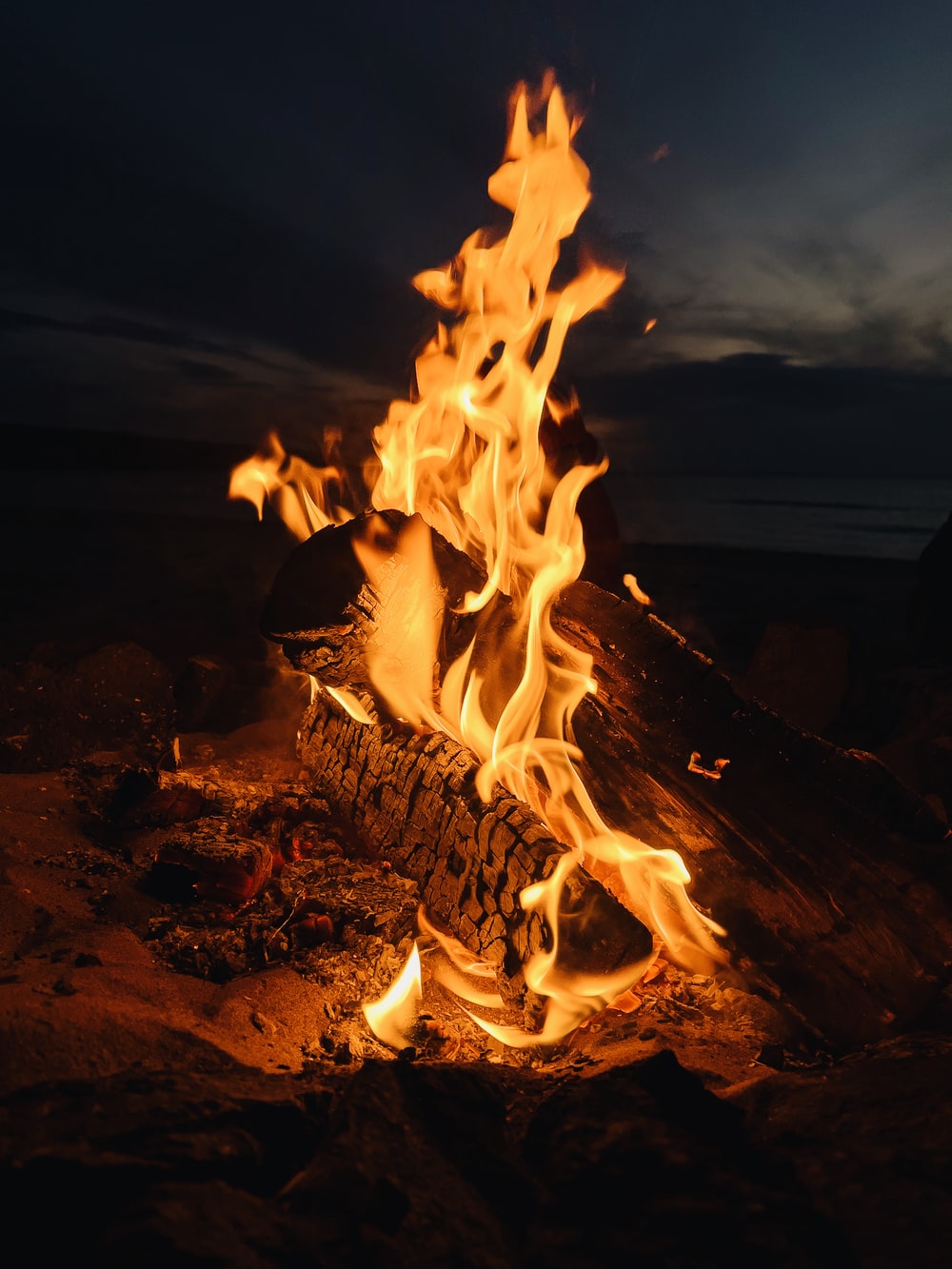 Beach Bonfire Wallpapers