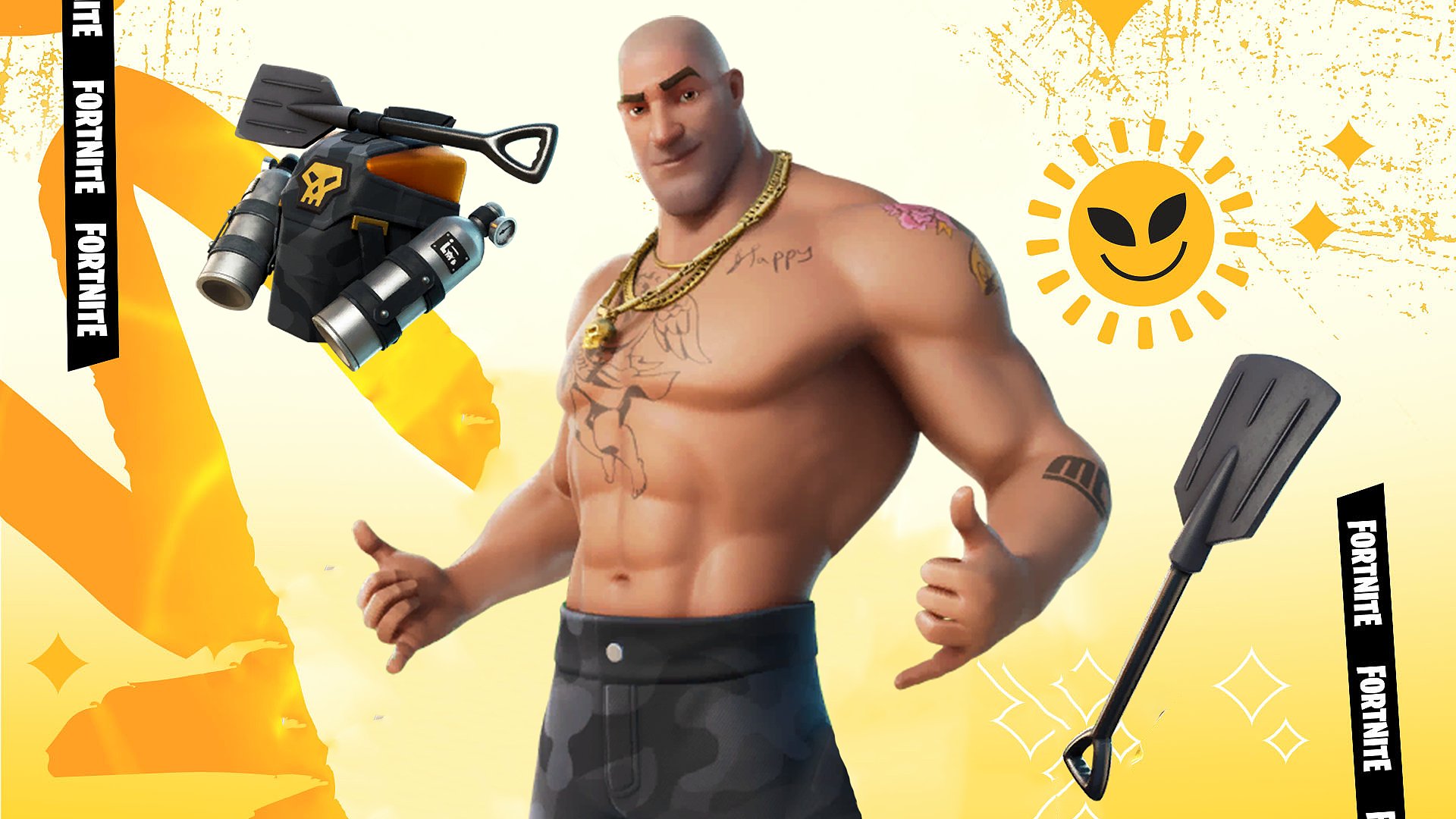 Beach Brutus Fortnite Wallpapers