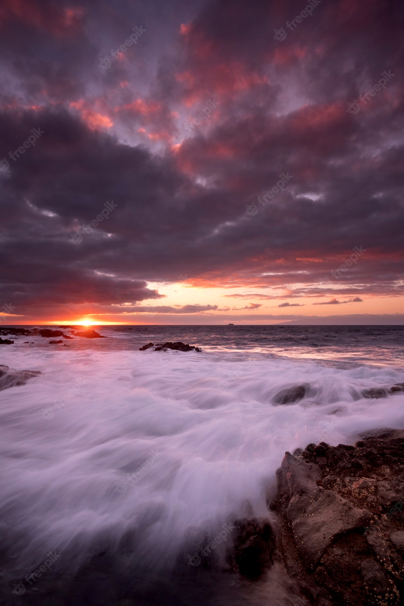 Beach Cloud Earth Horizon Ocean Purple Sea Wallpapers