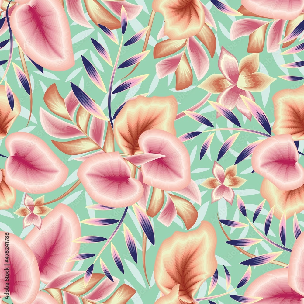 Beach Floral Wallpapers