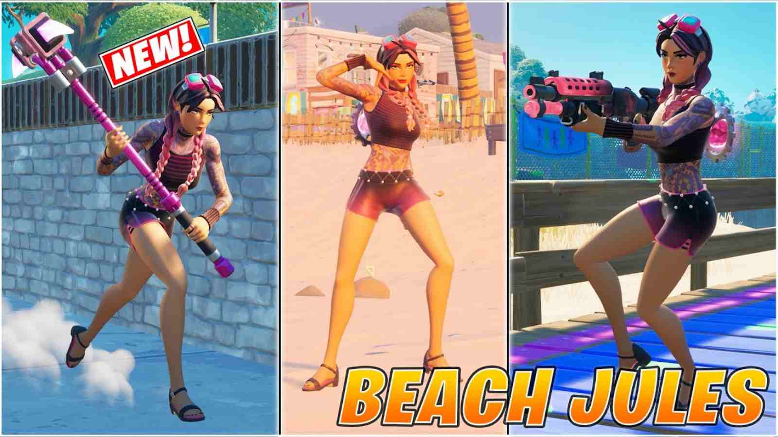 Beach Jules Fortnite Wallpapers