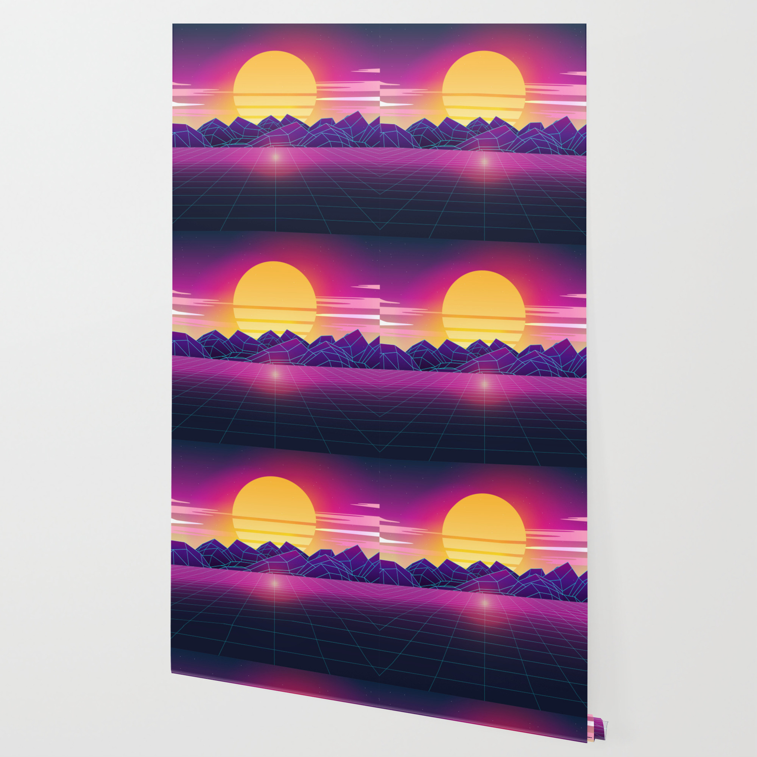 Beach Retro Wave Wallpapers