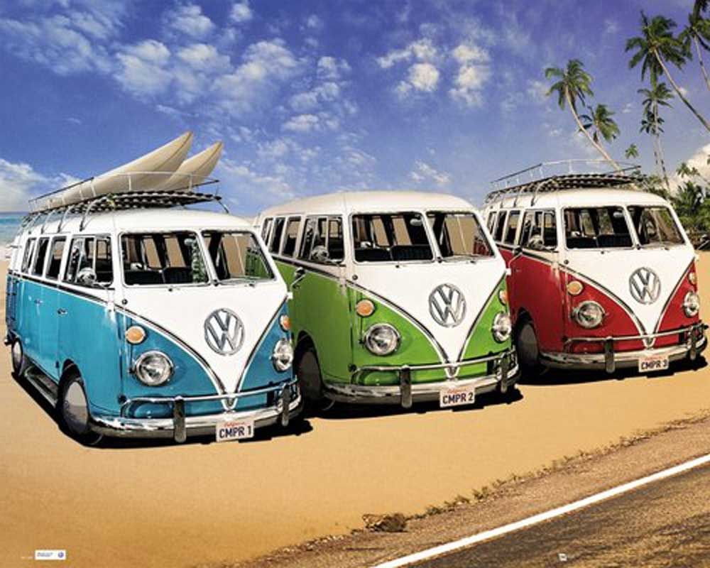 Beach Vw Van Wallpapers