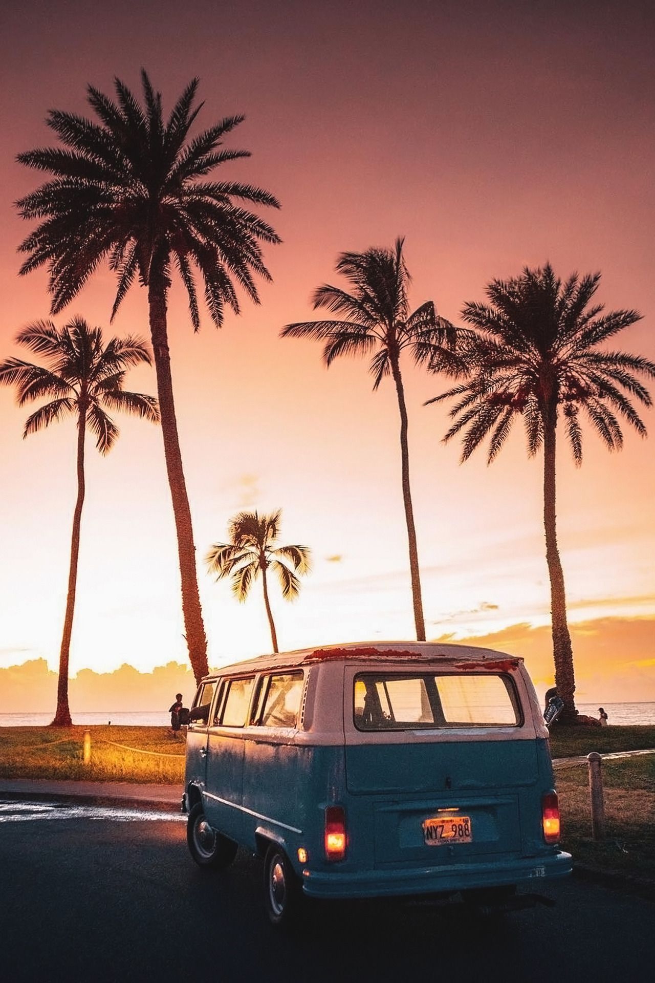 Beach Vw Van Wallpapers