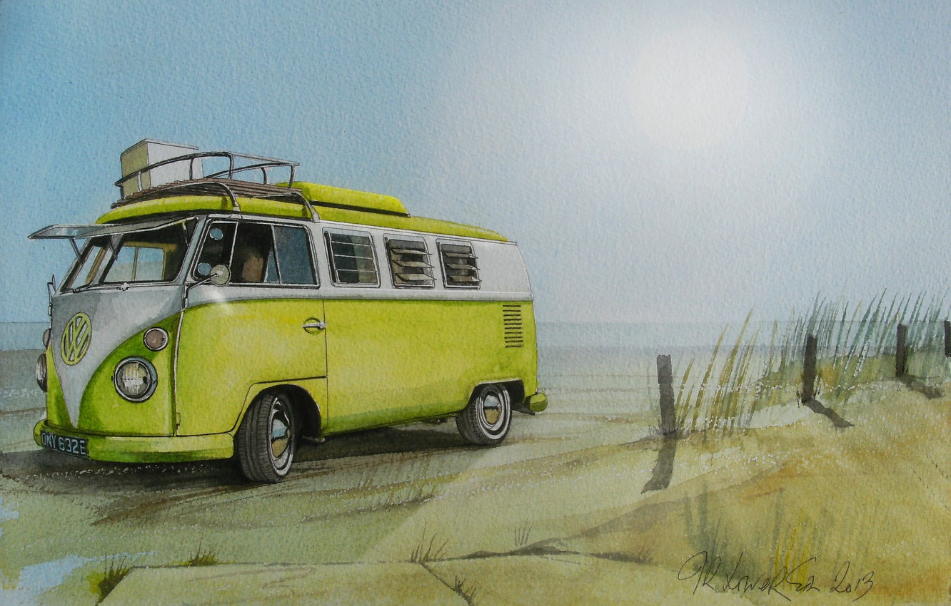 Beach Vw Van Wallpapers