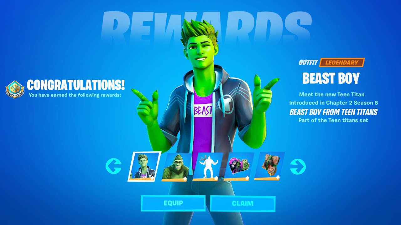 Beast Boy Fortnite Wallpapers