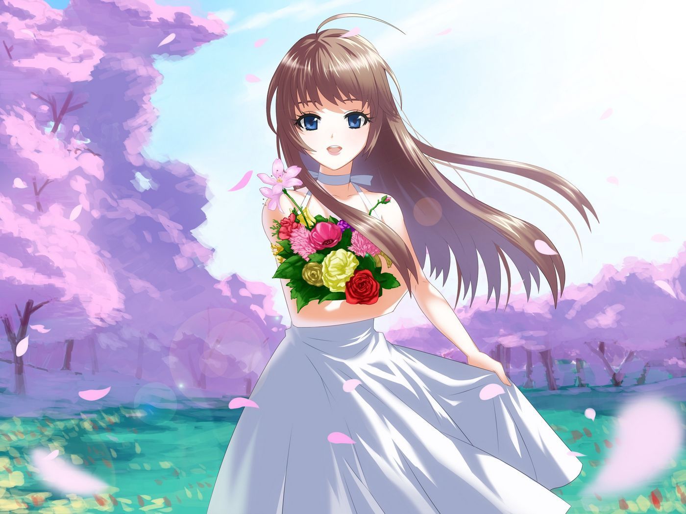 Beautiful Anime Flower Wallpapers