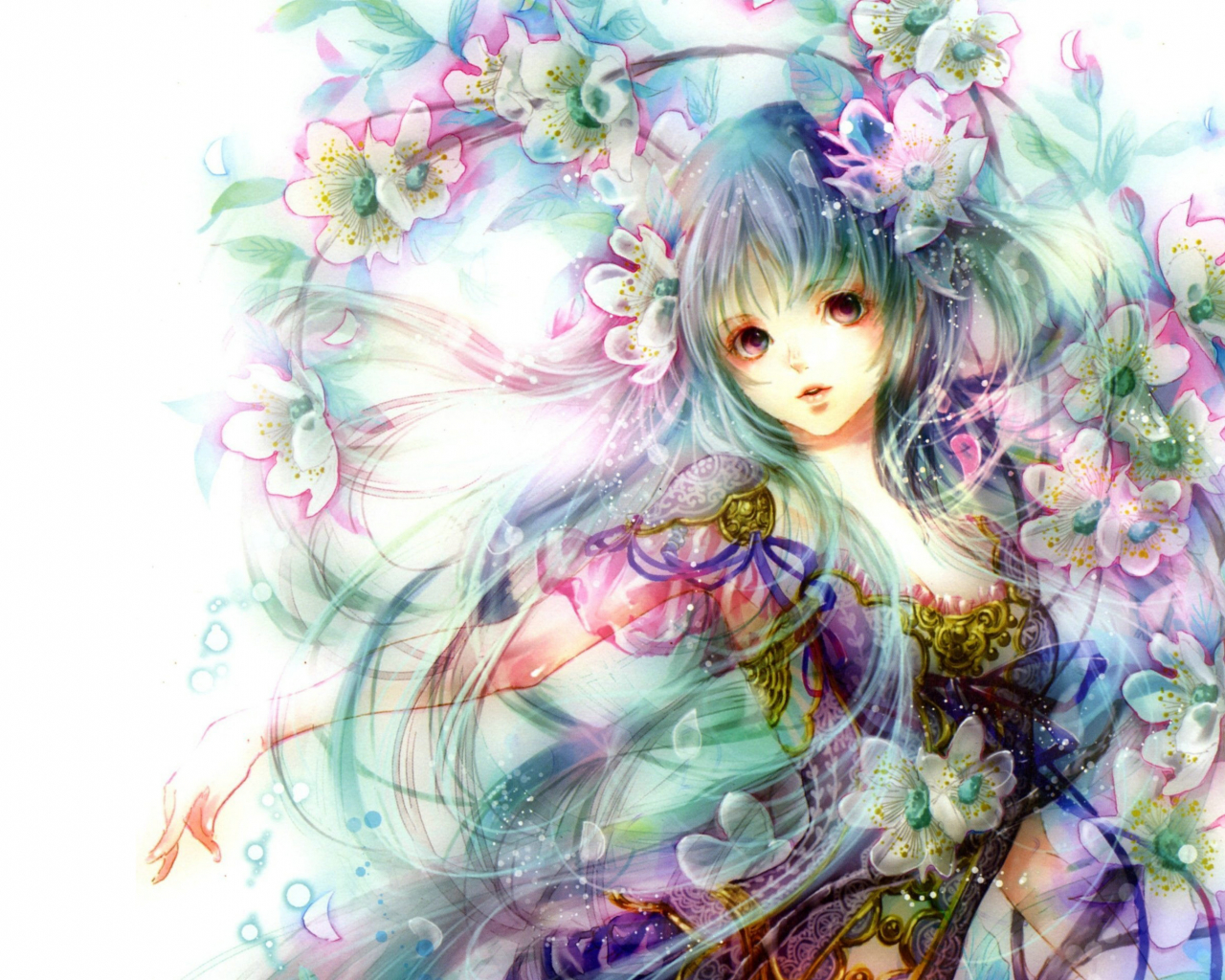 Beautiful Anime Flower Wallpapers