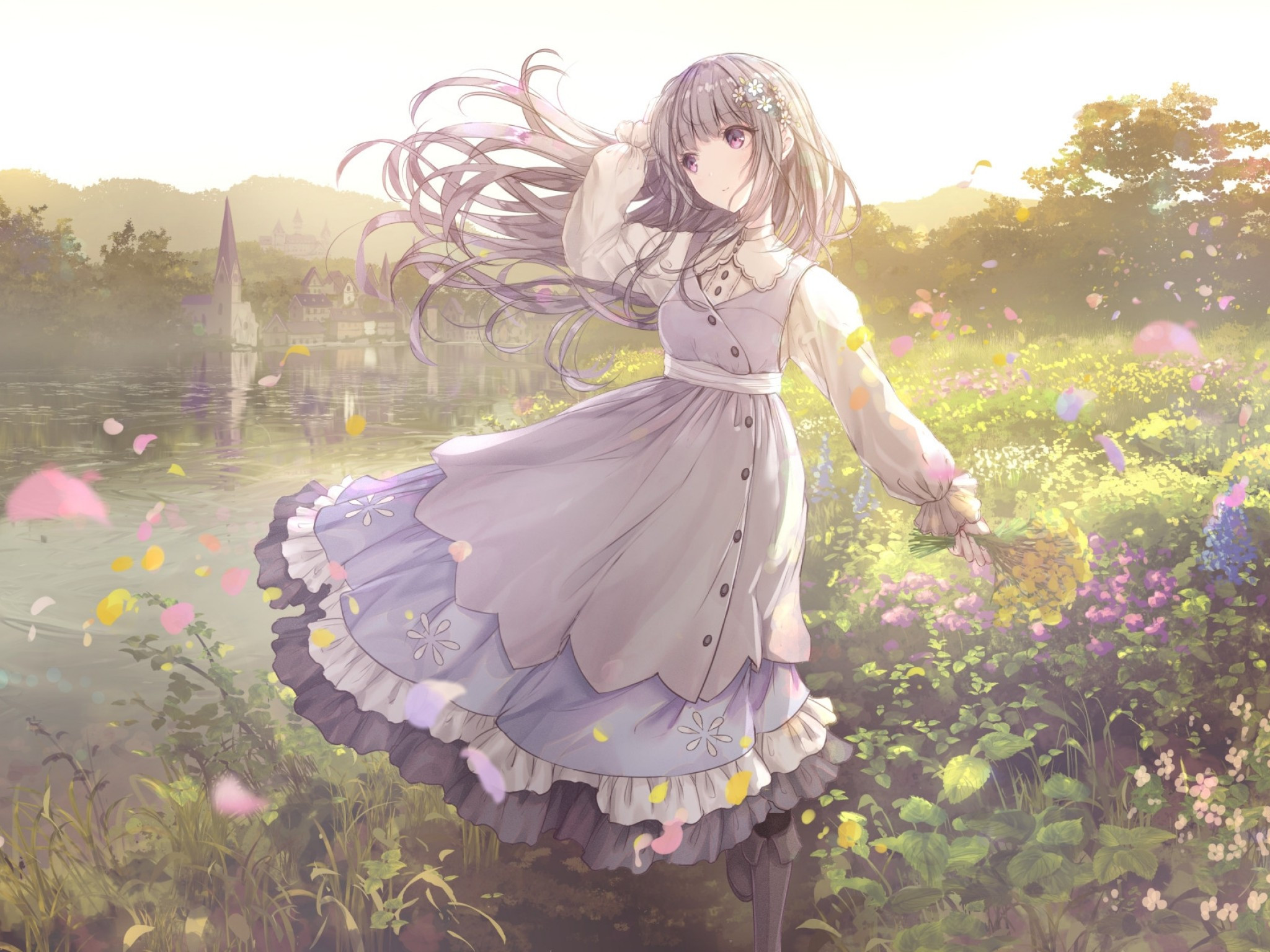 Beautiful Anime Flower Wallpapers