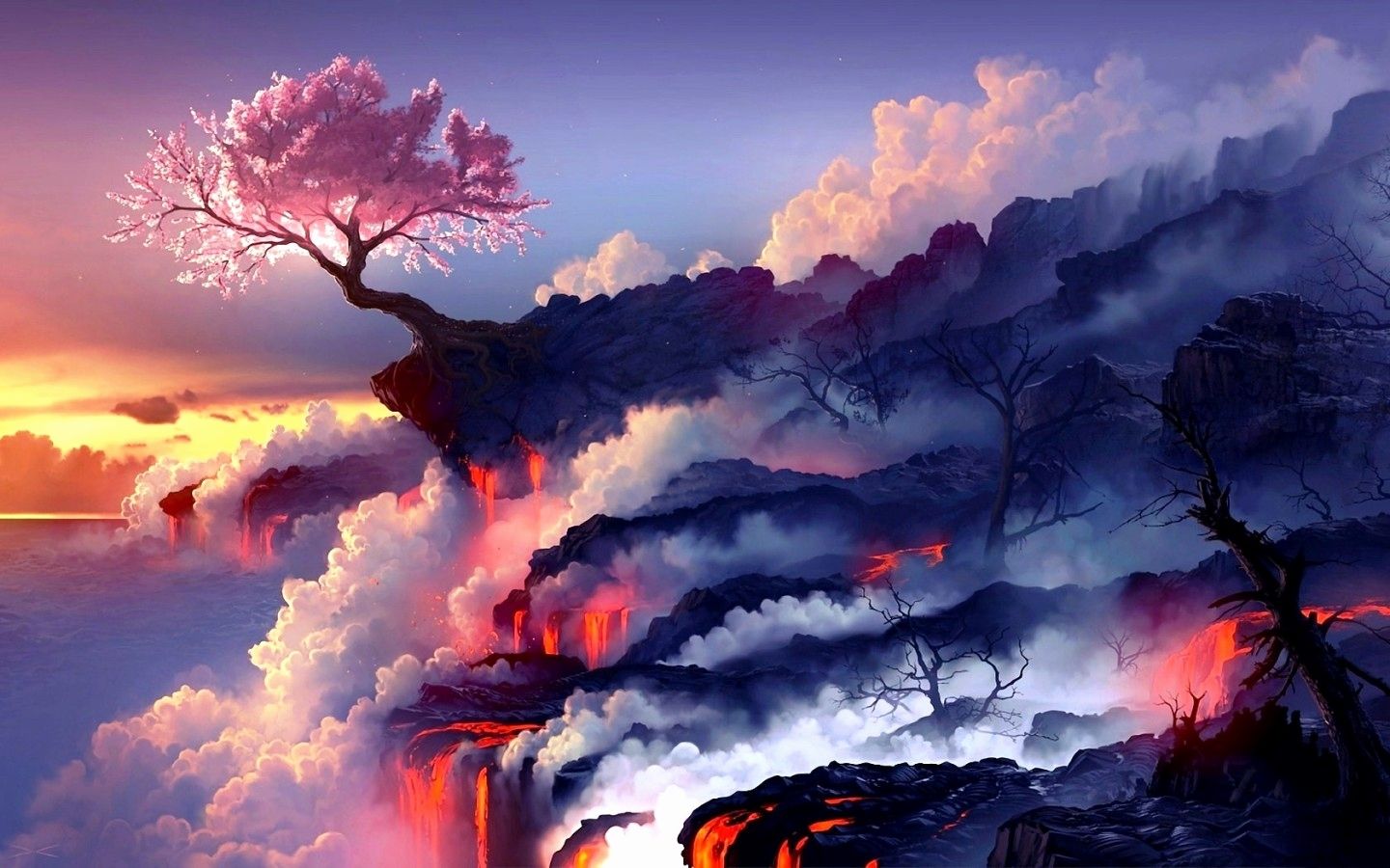 Beautiful Anime Landscapes Wallpapers