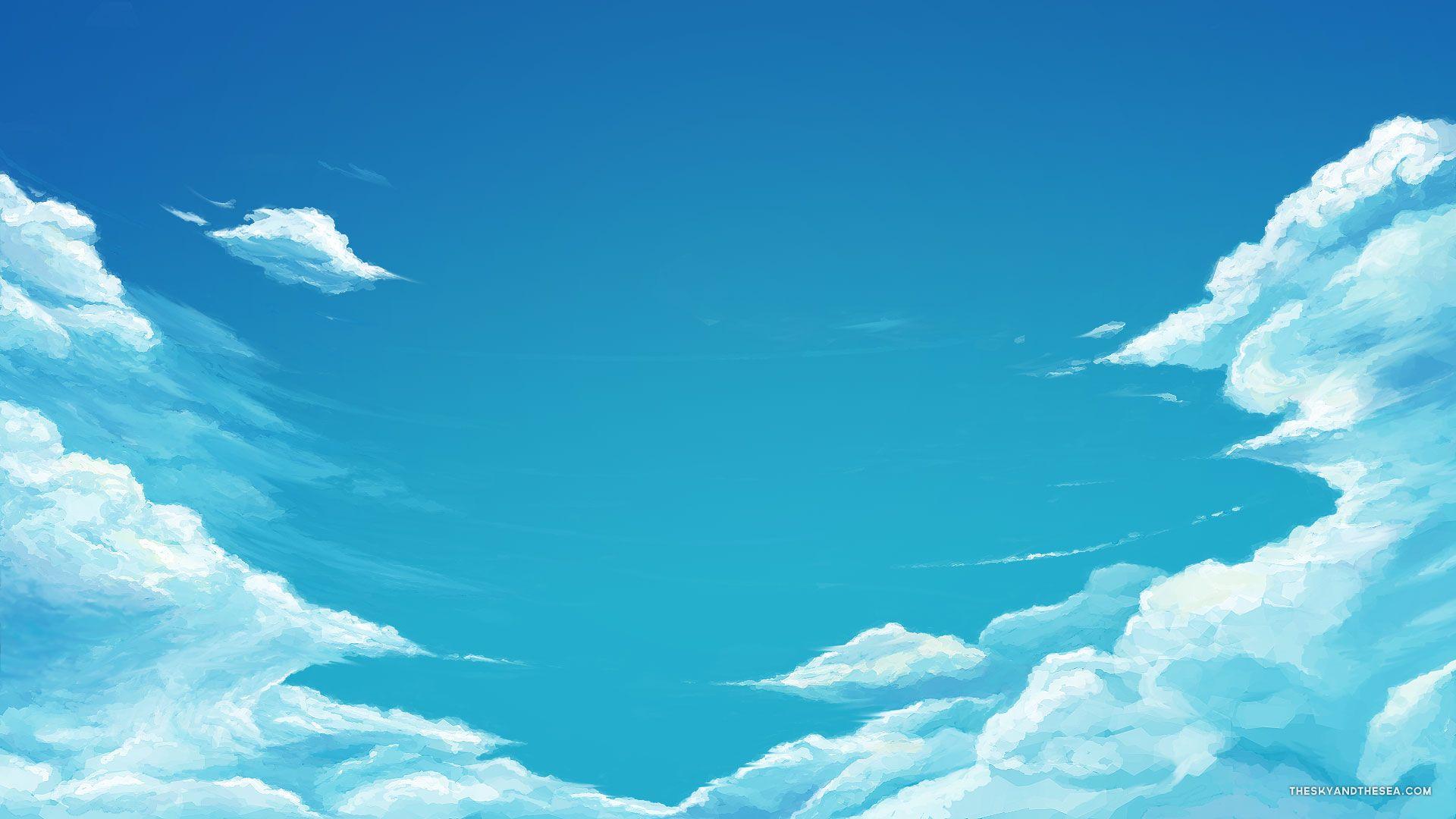 Beautiful Cloudy Sky Anime Wallpapers Wallpapers