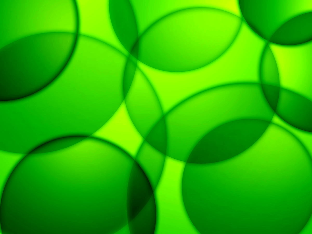 Beautiful Green Circular Pattern Wallpapers