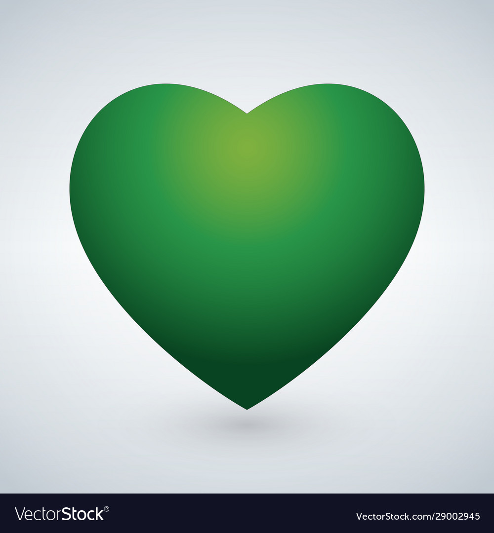 Beautiful Green Heart Wallpapers