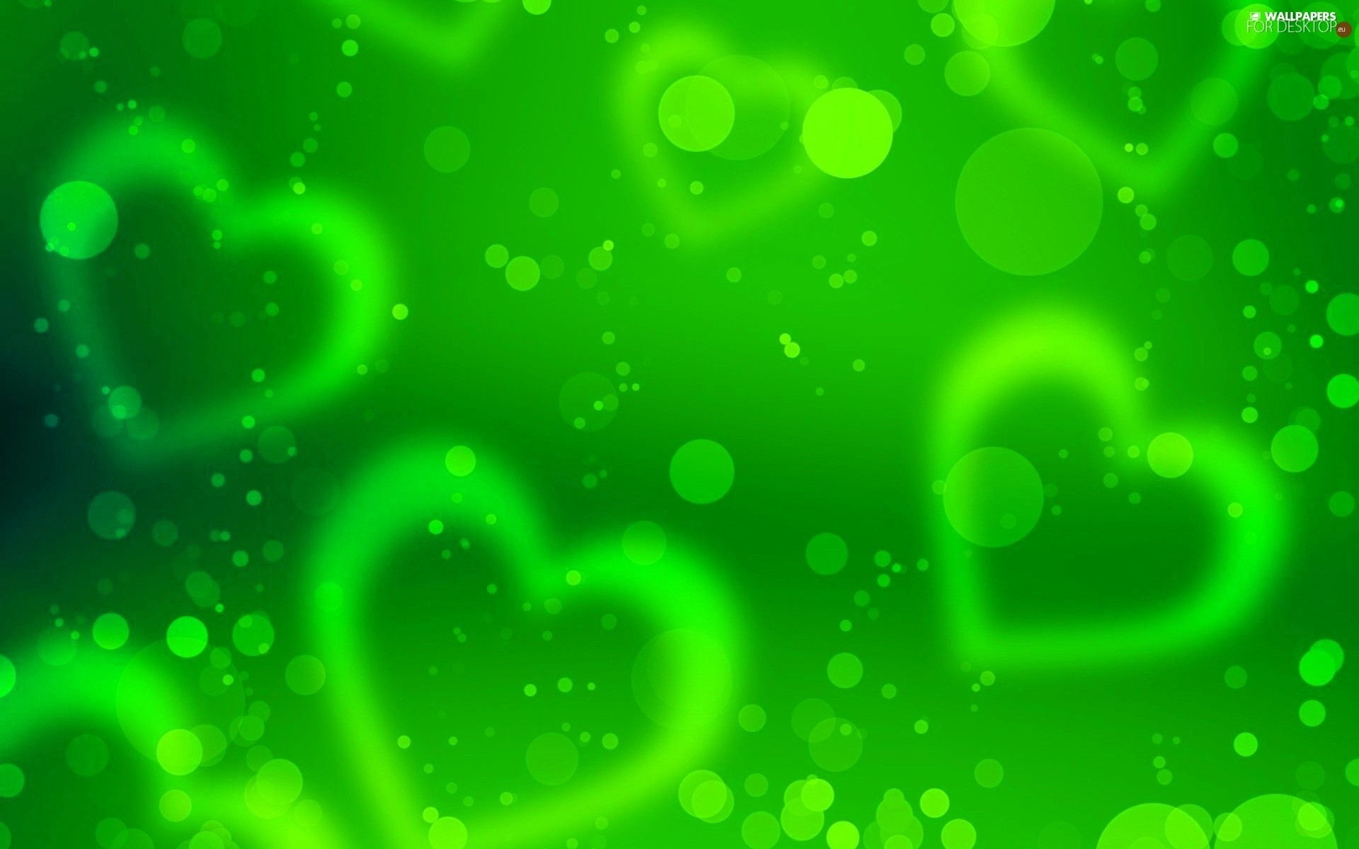 Beautiful Green Heart Wallpapers