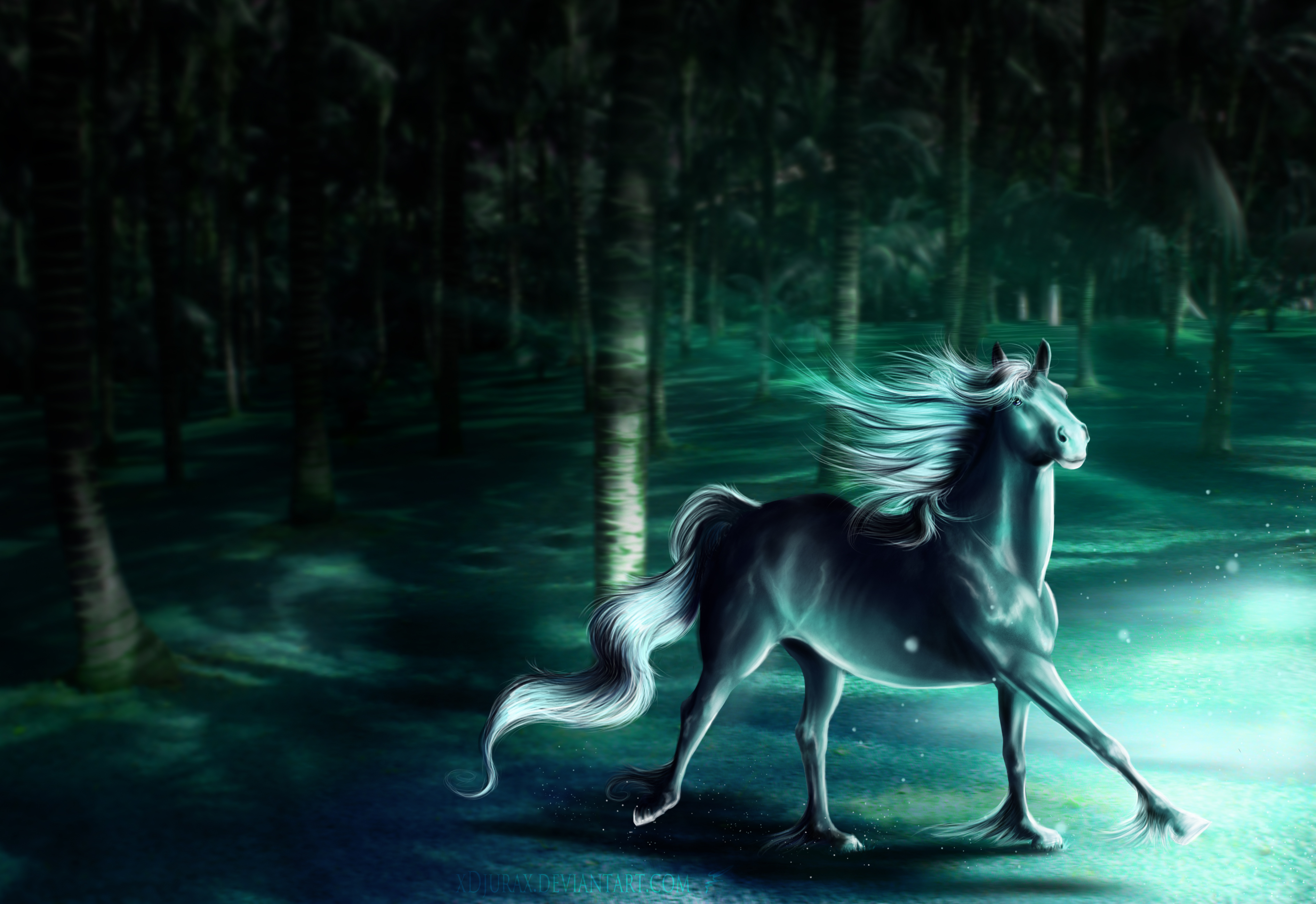 Beautiful Horses And Wolves Wallpapers