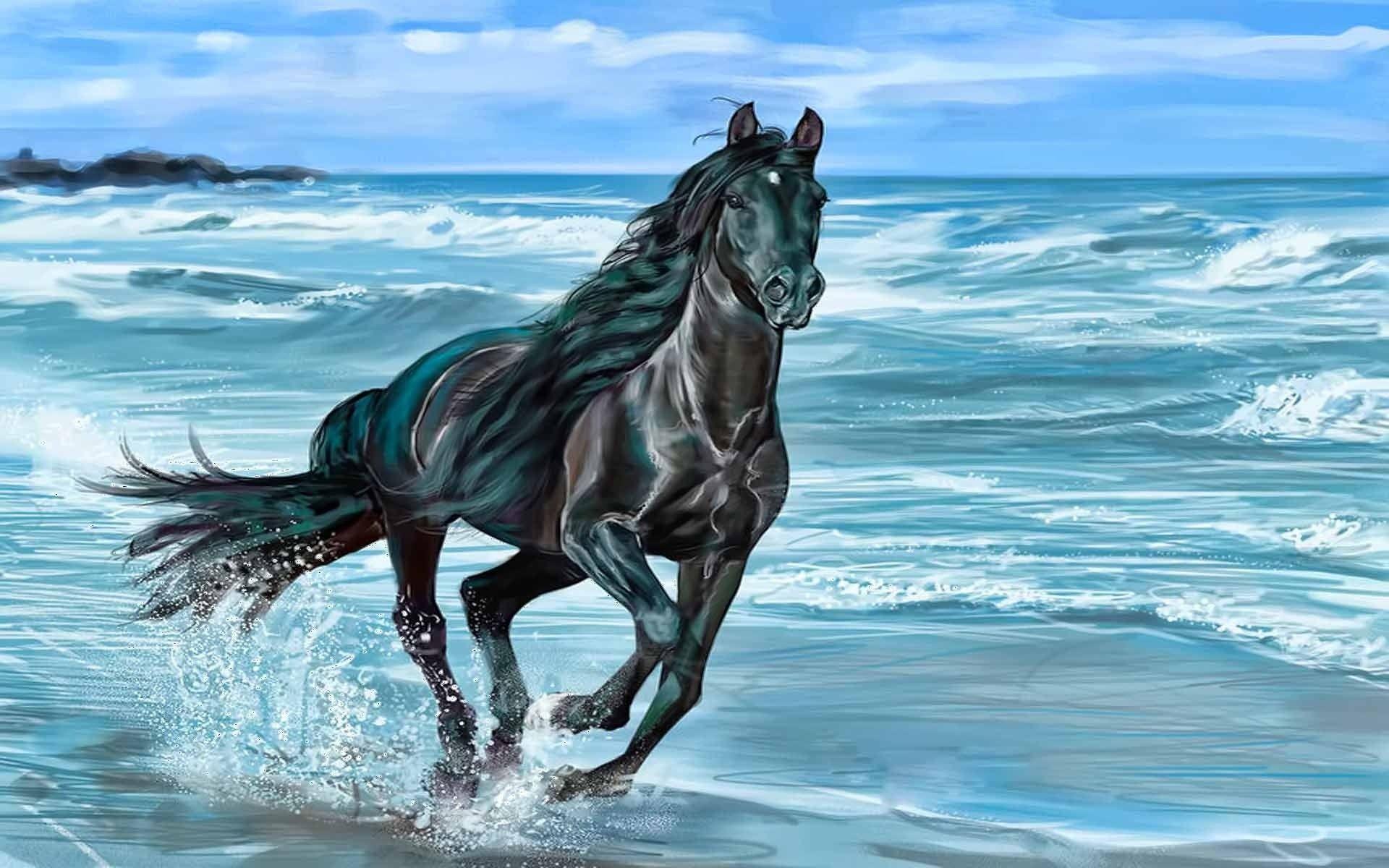 Beautiful Horses Running Wild Wallpapers