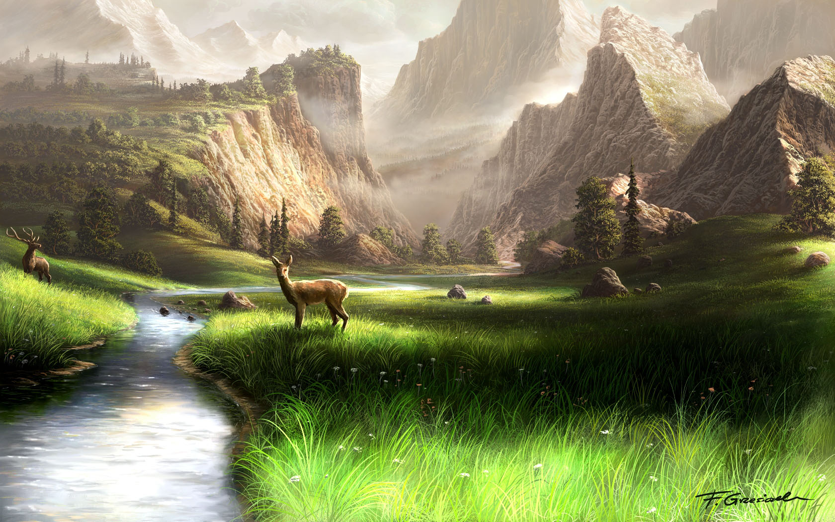 Beautiful Landscape Digital Art Wallpapers