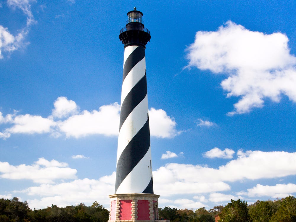 Beautiful Lighthouse With Rock Bridge Wallpapers