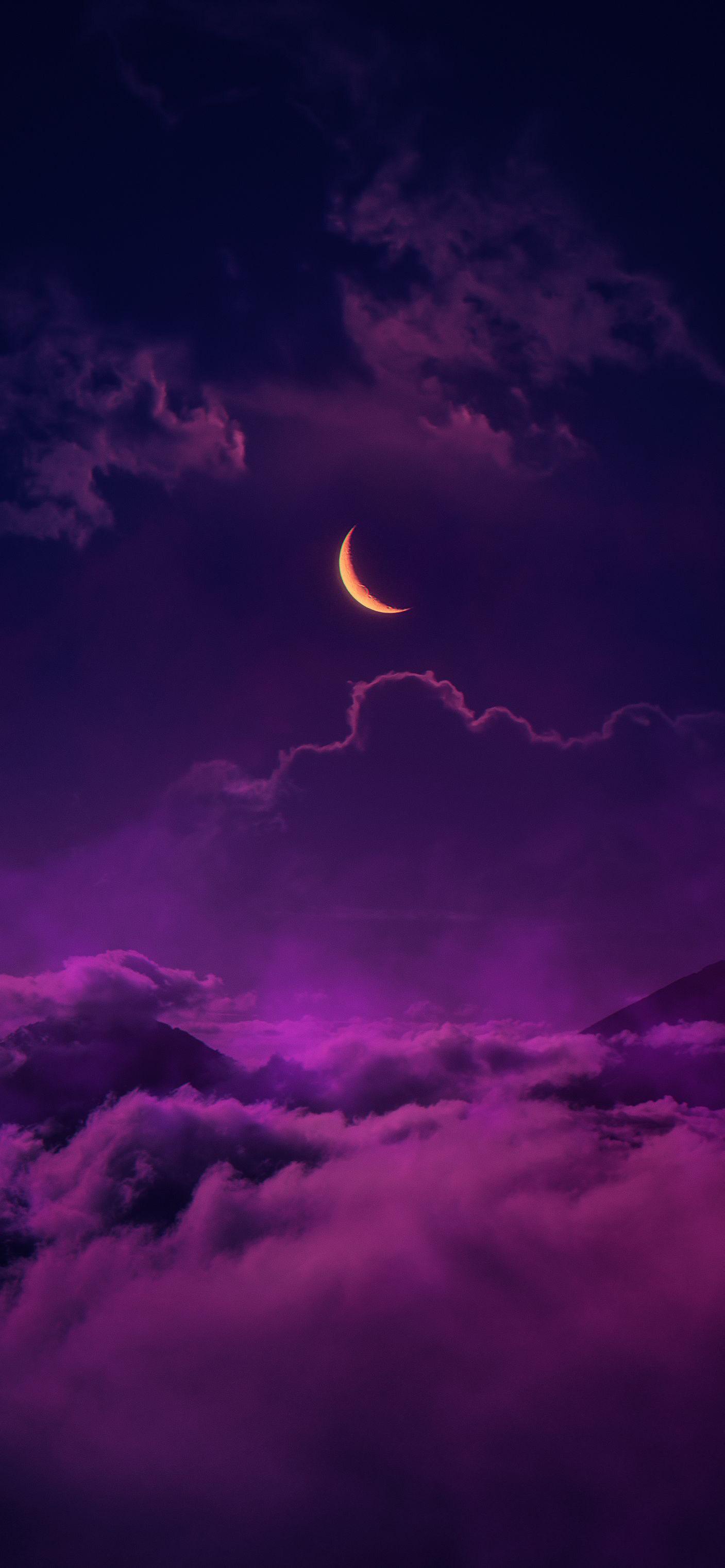 Beautiful Purple Moon Wallpapers