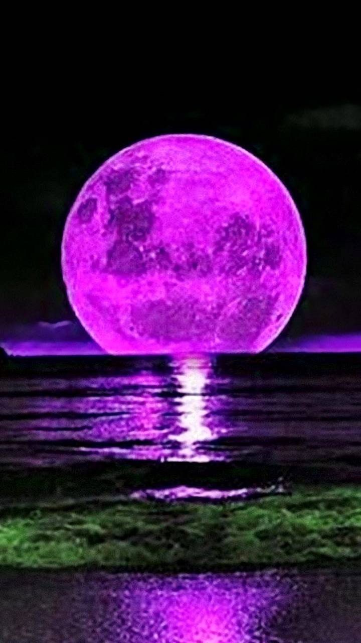 Beautiful Purple Moon Wallpapers