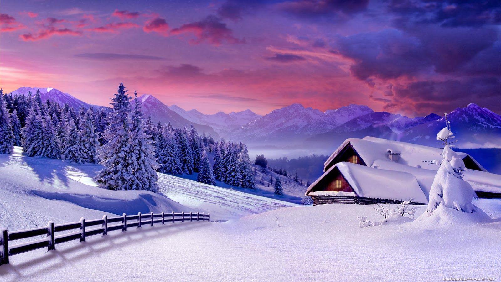 Beautiful Snow Scenes Wallpapers