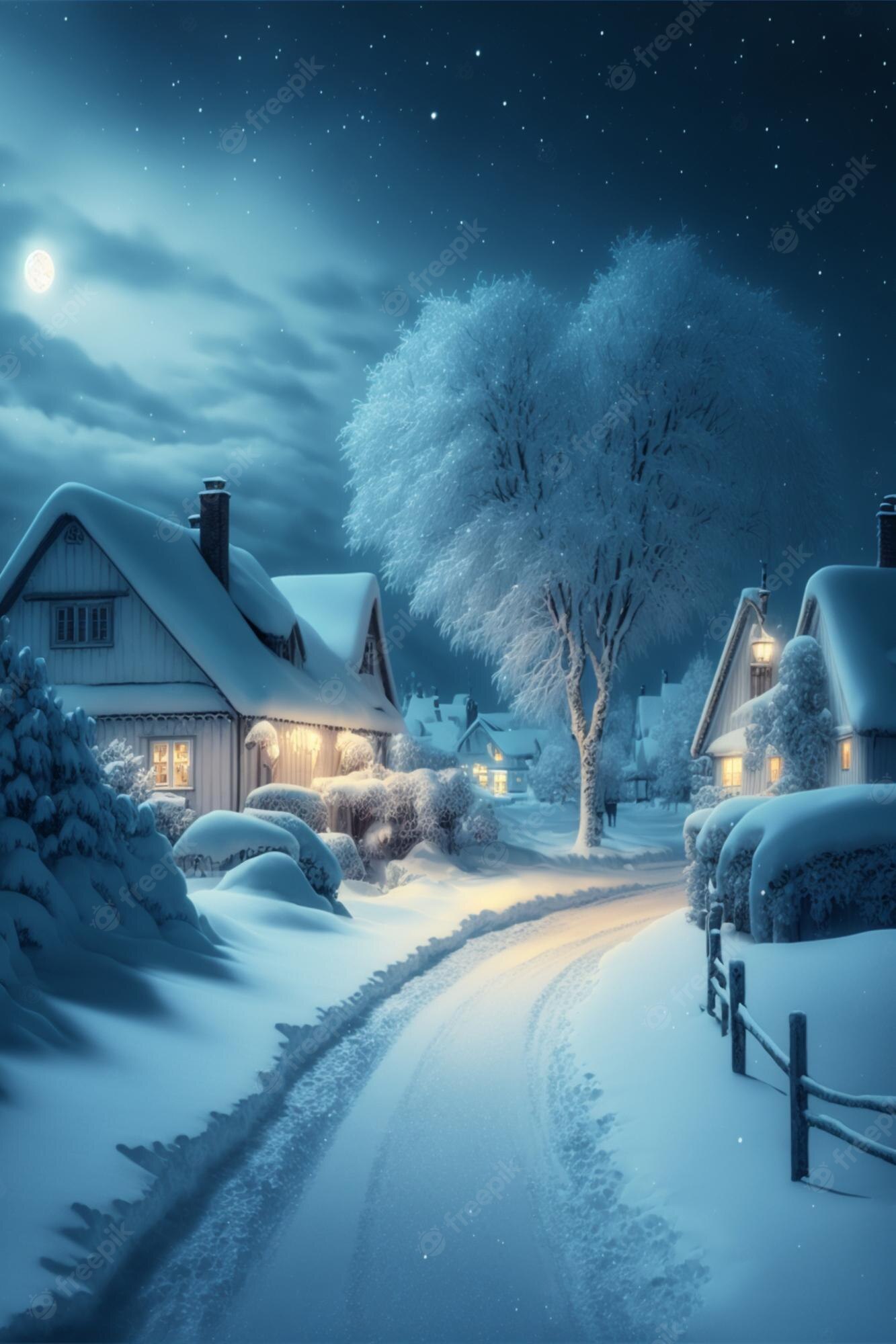 Beautiful Snow Scenes Wallpapers