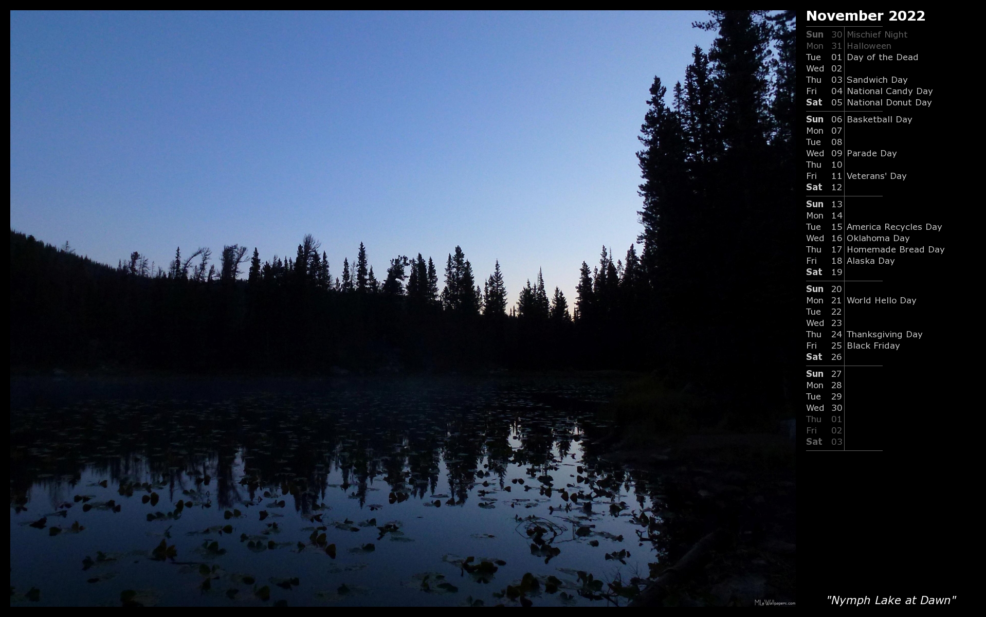 Beautiful View Of Lake During Dawn Wallpapers