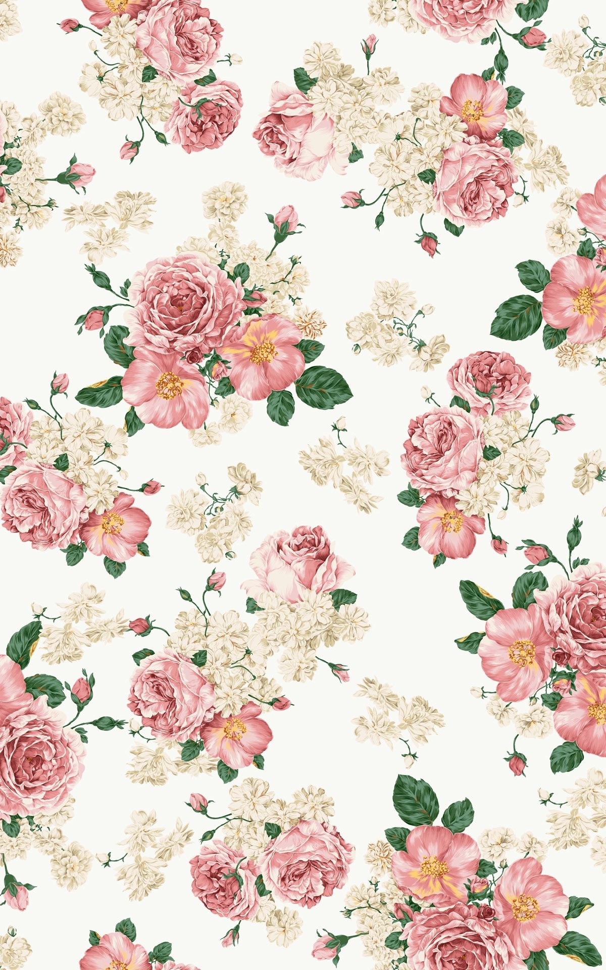 Beautiful Vintage Flower Wallpapers