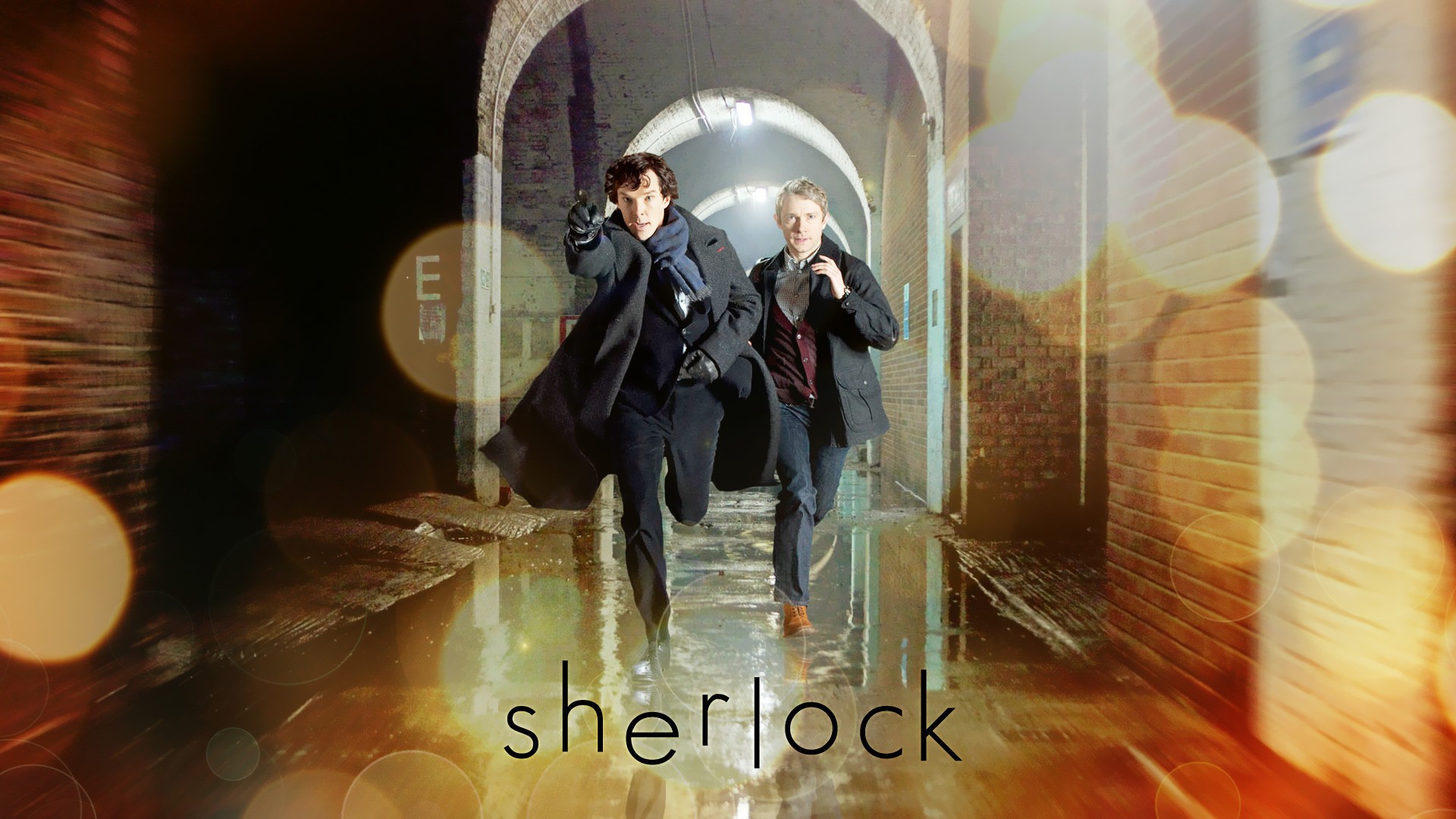 Benedict Cumberbatch And Martin Freeman Sherlock Artwork Wallpapers