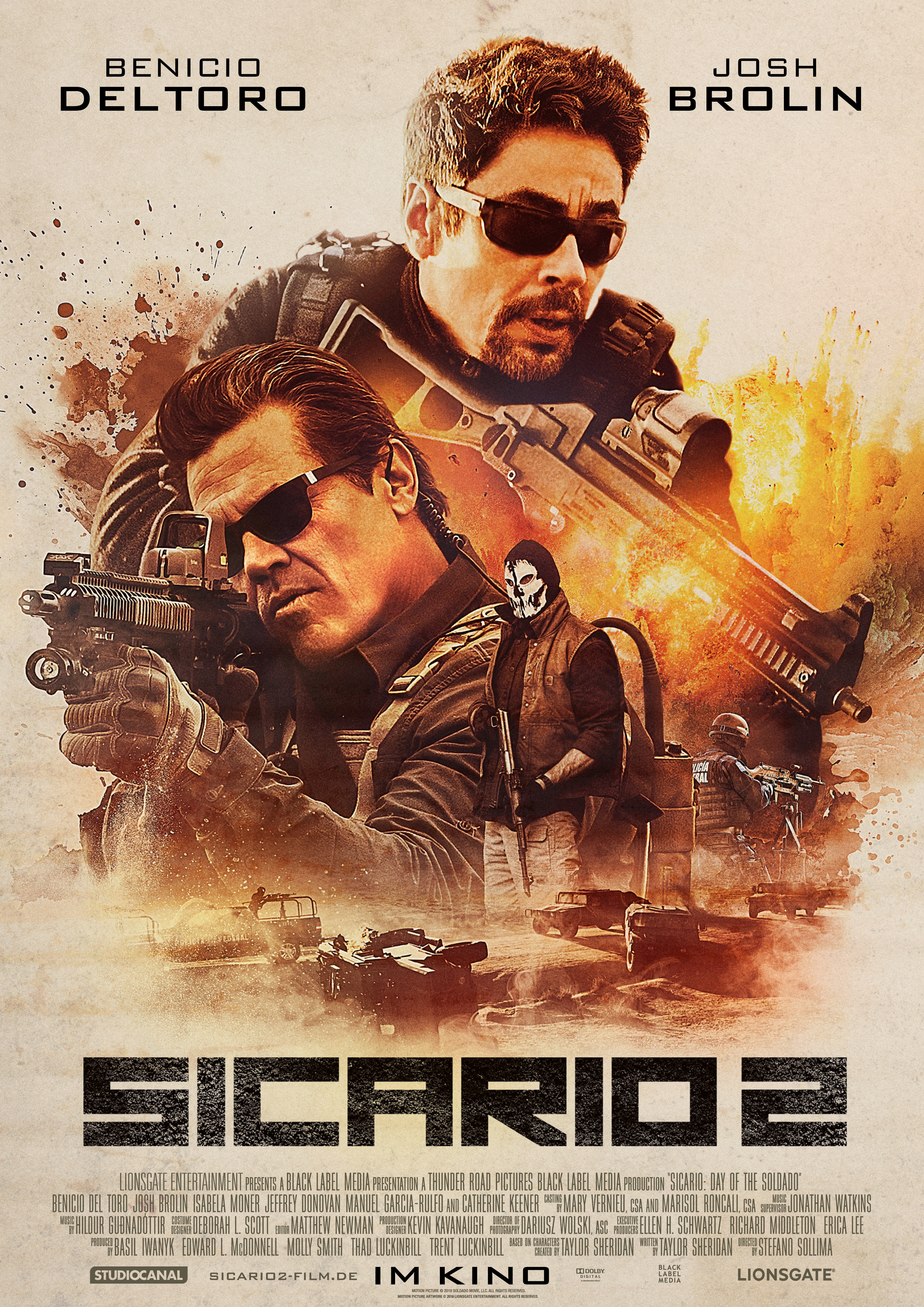 Benicio Del Toro Sicario Day Of The Soldado Movie Wallpapers