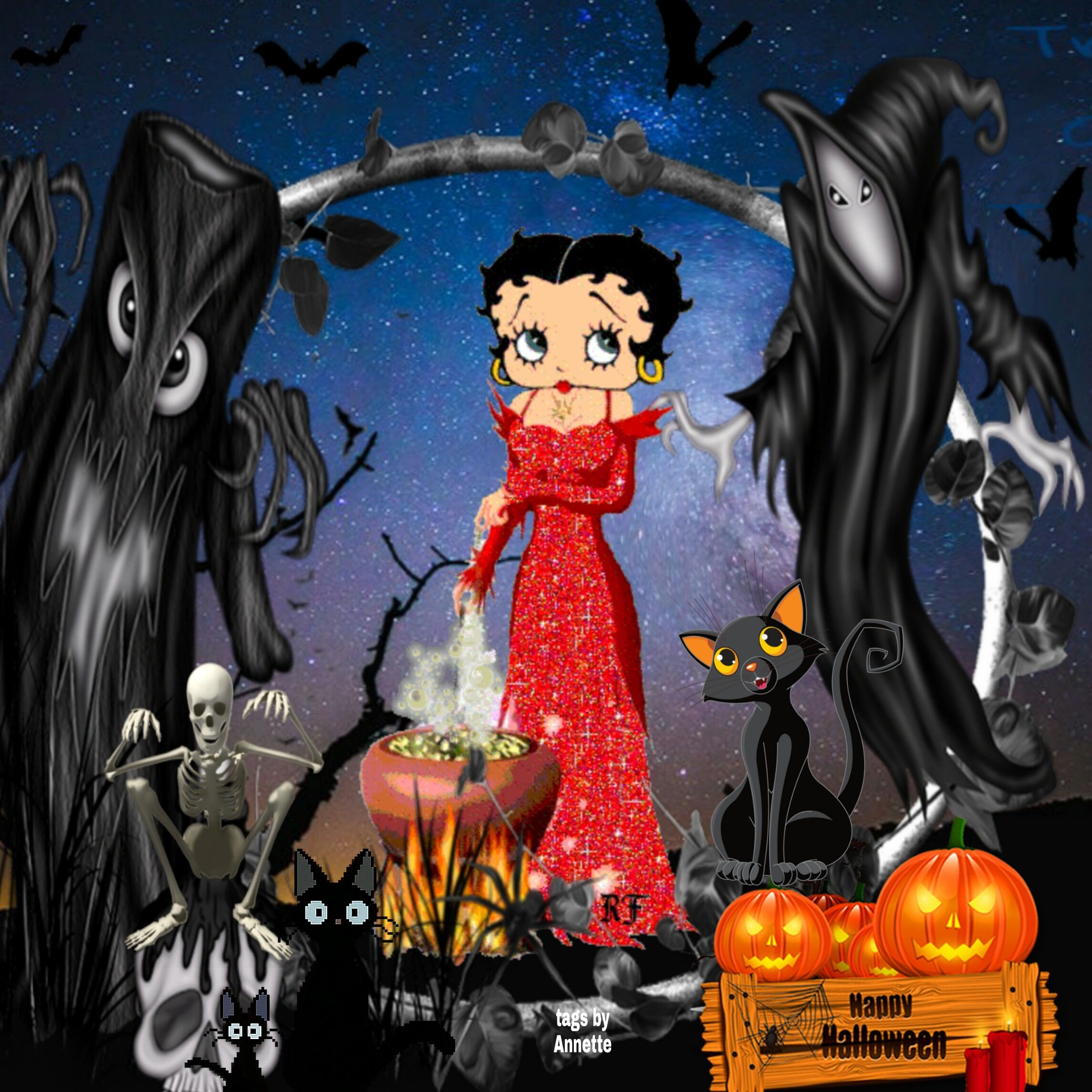 Betty Boop Halloween Wallpapers