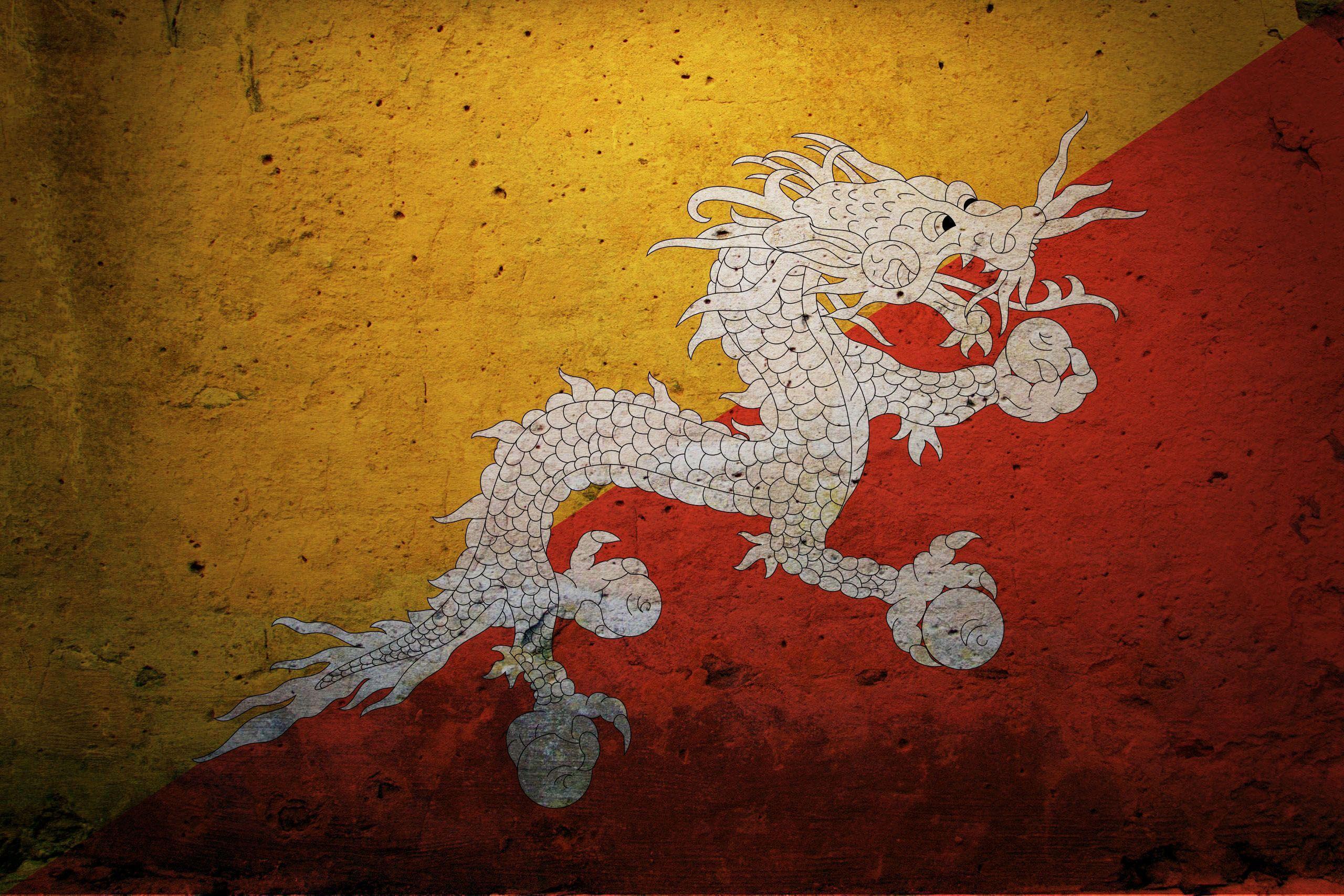 Bhutan Flag Wallpapers