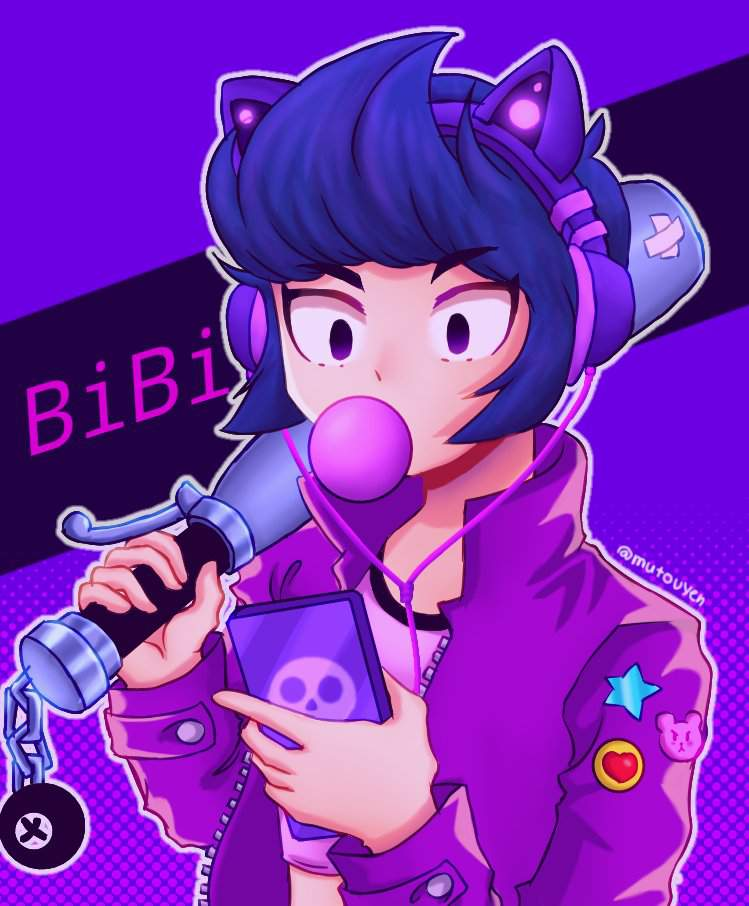 Bibi Brawl Stars Fanart Wallpapers